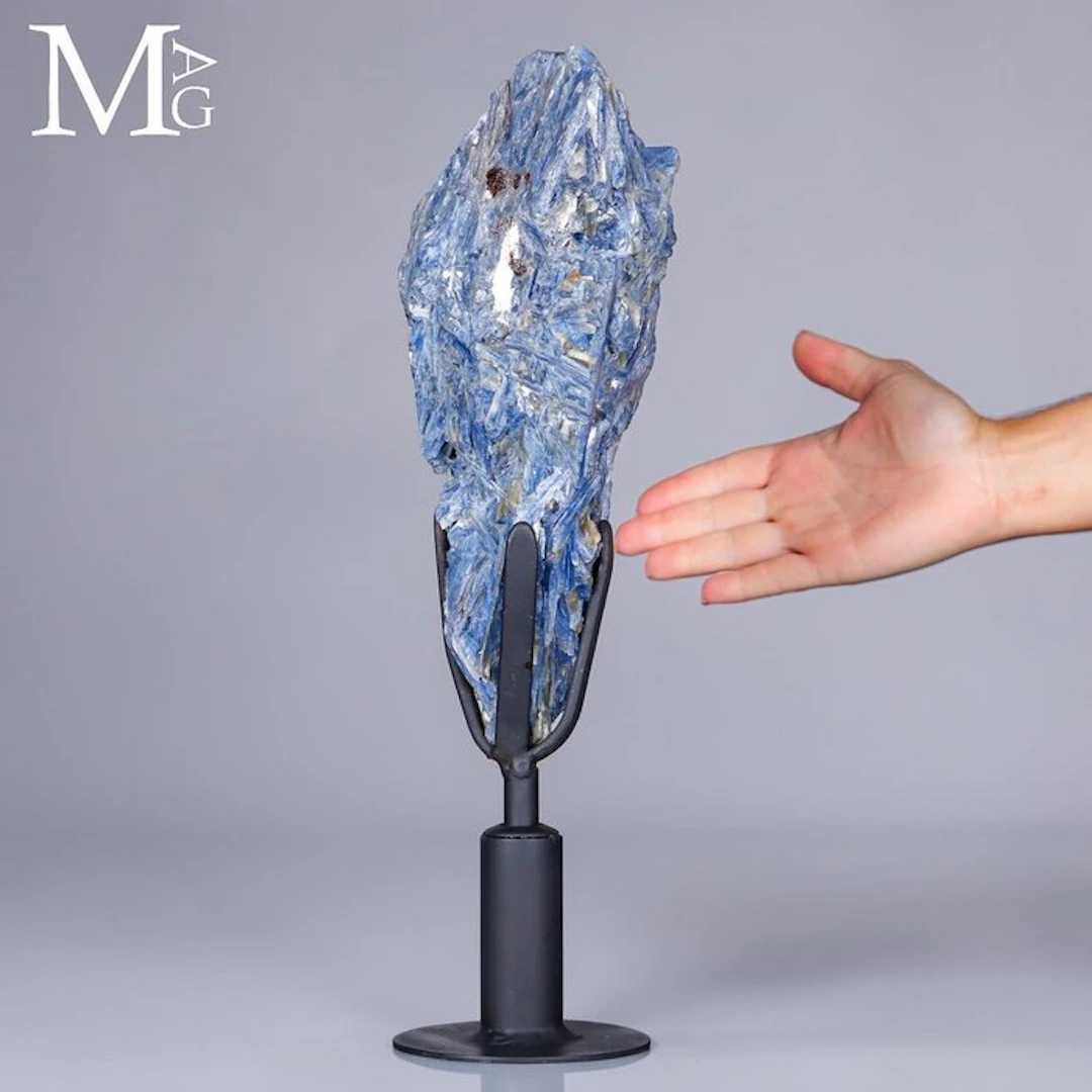 Large Vivid Blue Kyanite with Lustrous Interlocking...