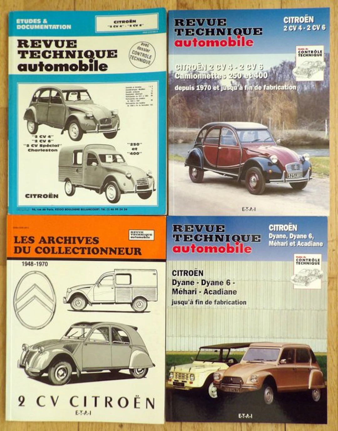 Revue Technique Automobile - 4 x Revue Technique Citroen...