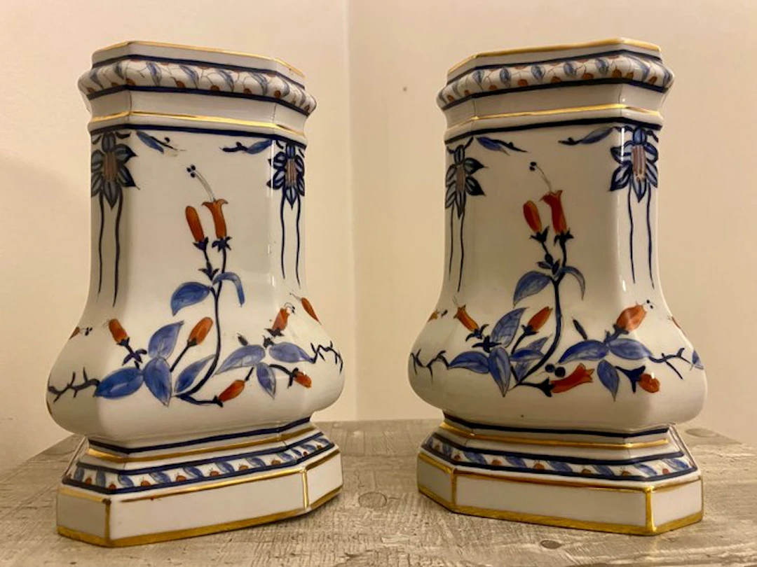 Pair of Kutani Vases Eisen - Porcelain - Japan - Shōwa period (1926-1989)