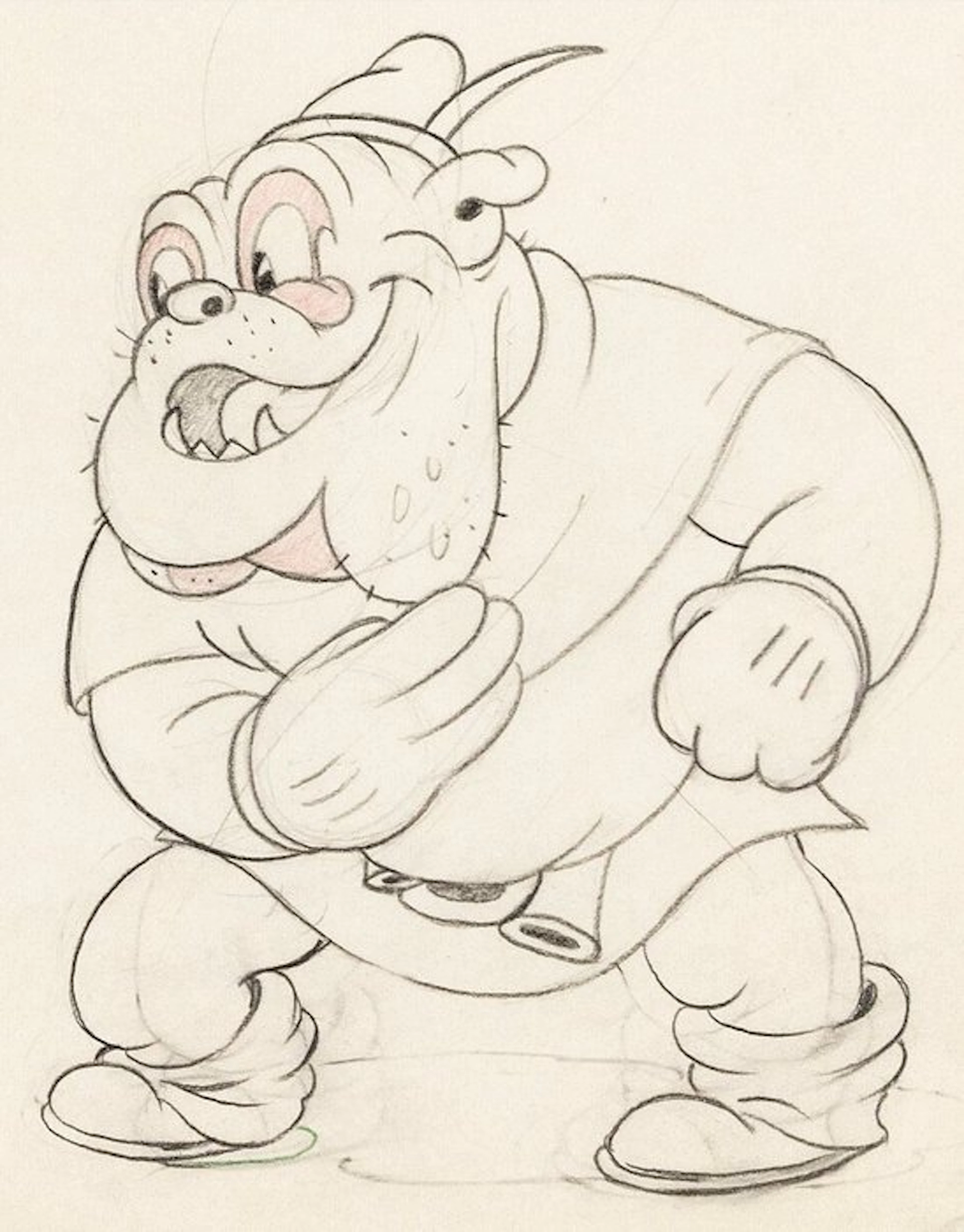 Walt Disney – Ambrose Animation Drawing - The Robber Kitten (1935)