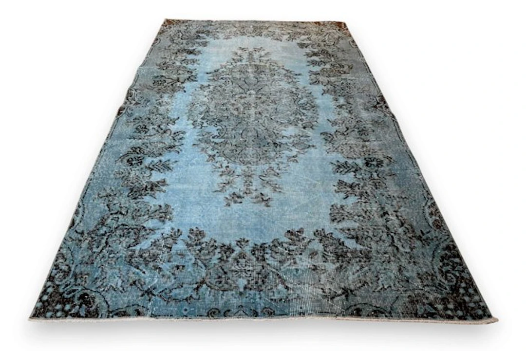 Blue vintage - Rug - 250 cm - 145 cm - √ handmade √ certificate