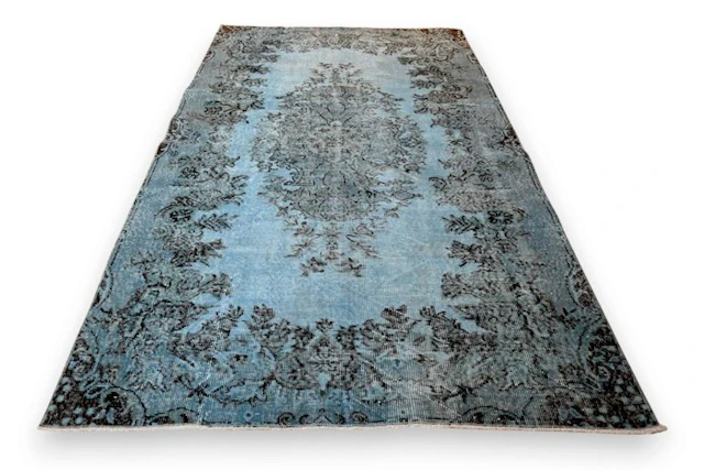 Blue vintage - Rug - 250 cm - 145 cm - √ handmade √ certificate