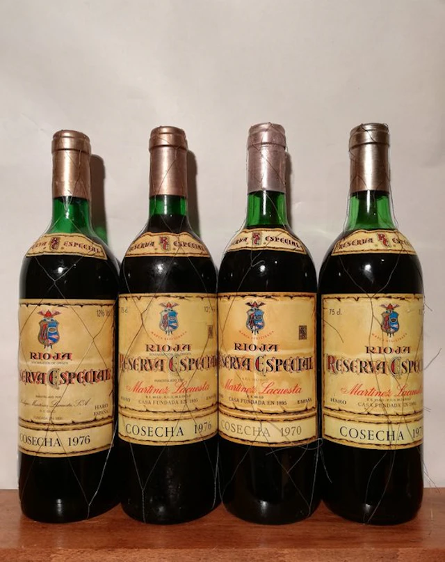 1976 x2, 1970 x2 Martínez Lacuesta Reserva Especial...