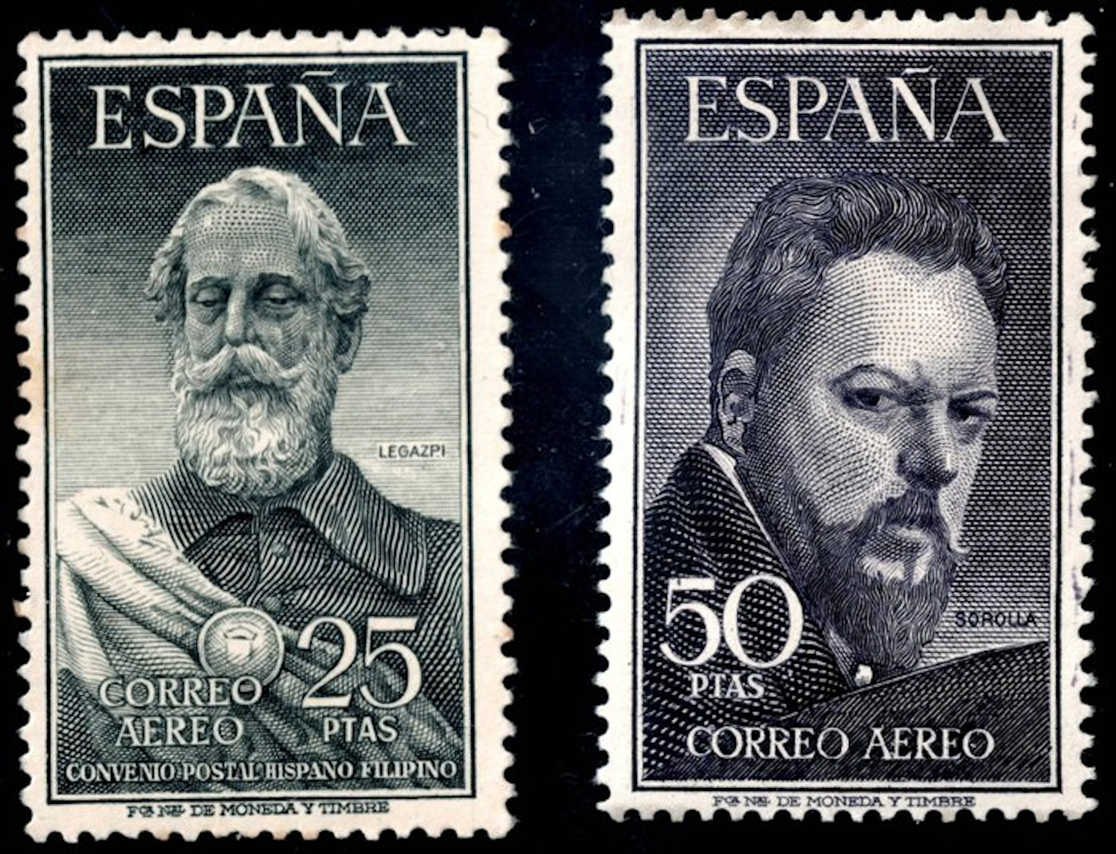Spain - Legazpi and Sorolla Series 1124**/1125* with and without fixings