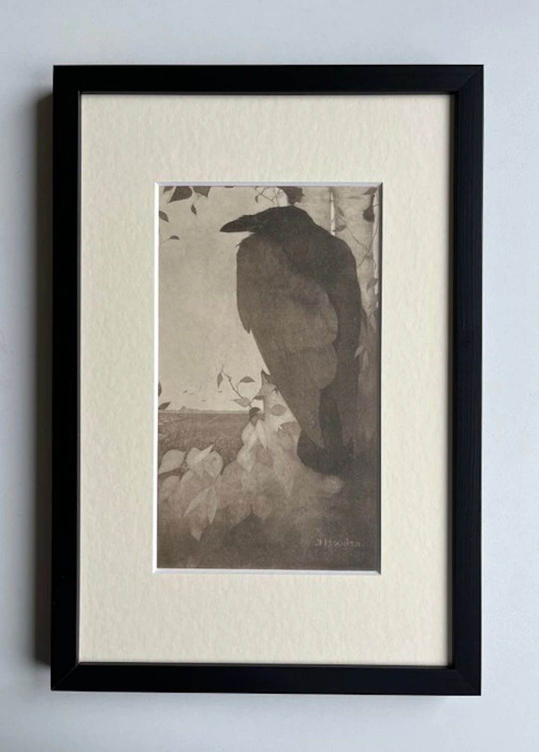 Jan Mankes (1889-1920) - Raaf op berkeboom