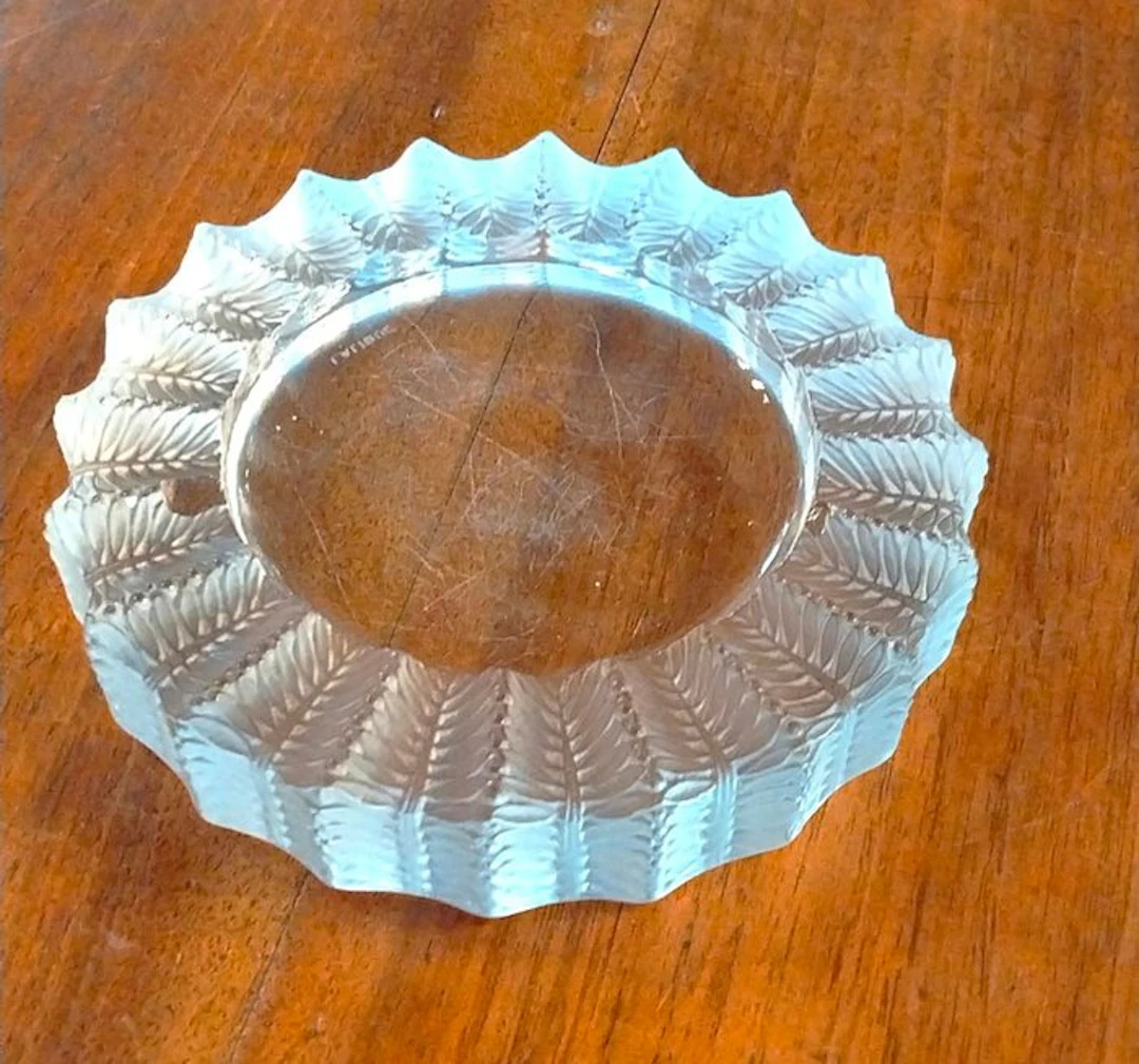 Lalique - René Lalique - Ashtray - Jamaïque - Crystal
