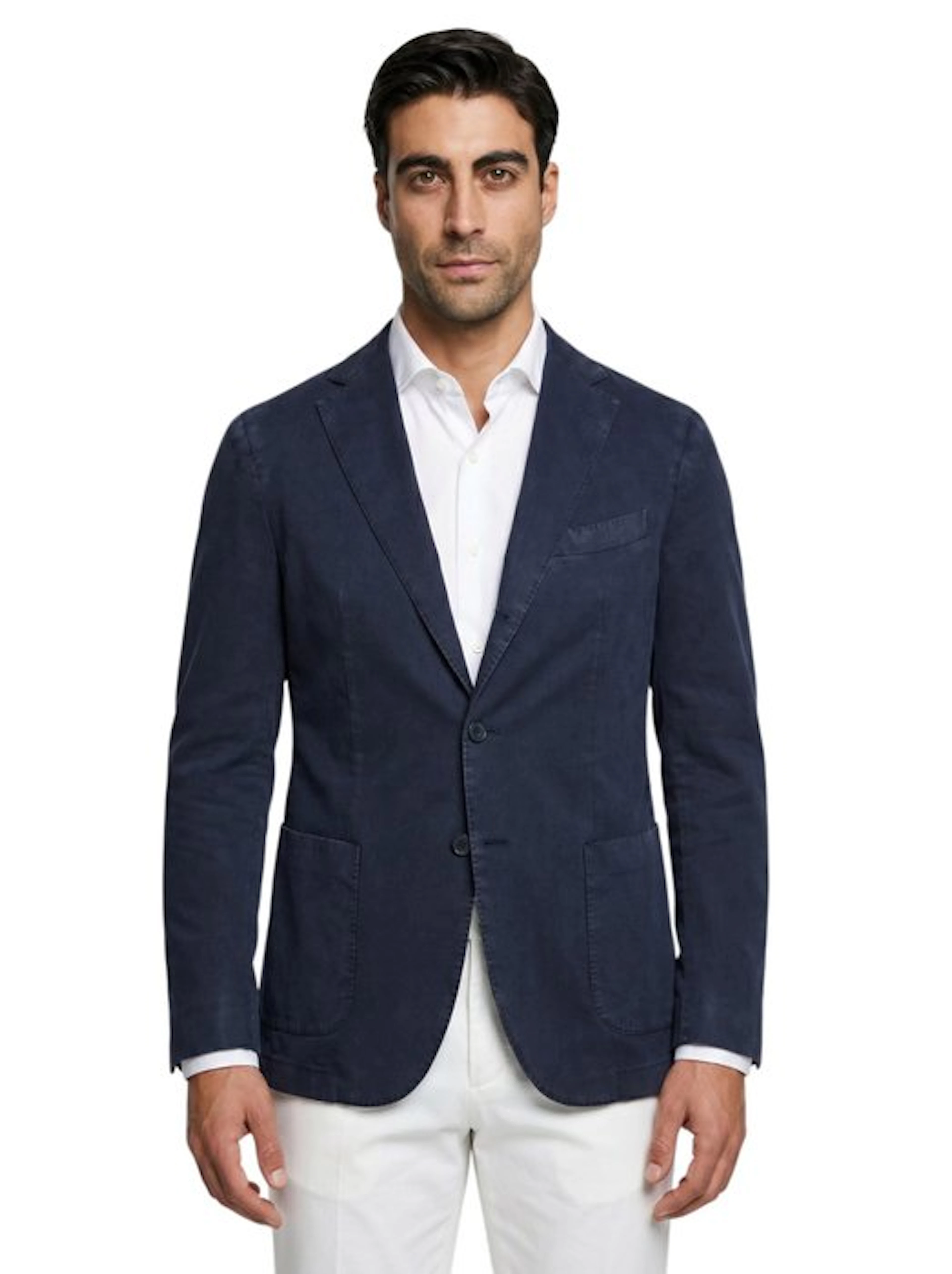 SANTANIELLO SALERNO - 46 IT - 3\2 Roll Buttons Blazer...