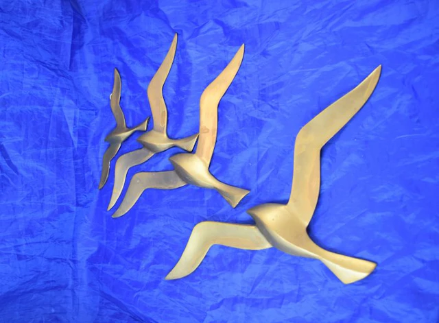 Wall decoration (4) - Brass Flying Seagull - Wall decoration