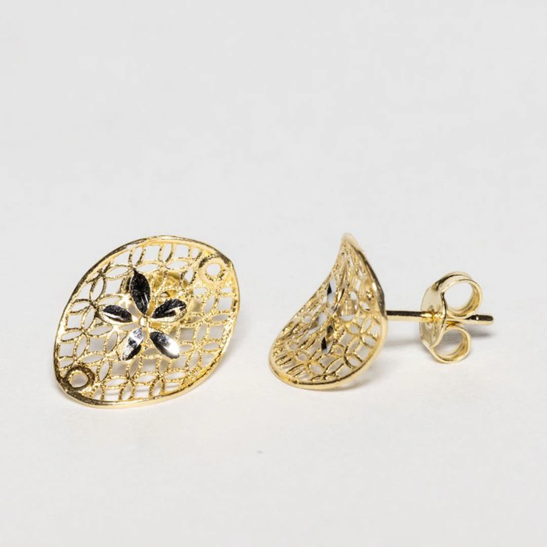 No reserve price - Earrings - 18 kt