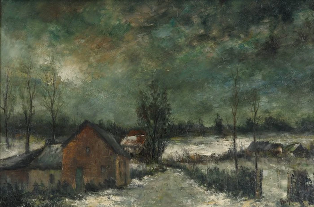 Hubertus Frissen (1892-1982) - Winters landschap