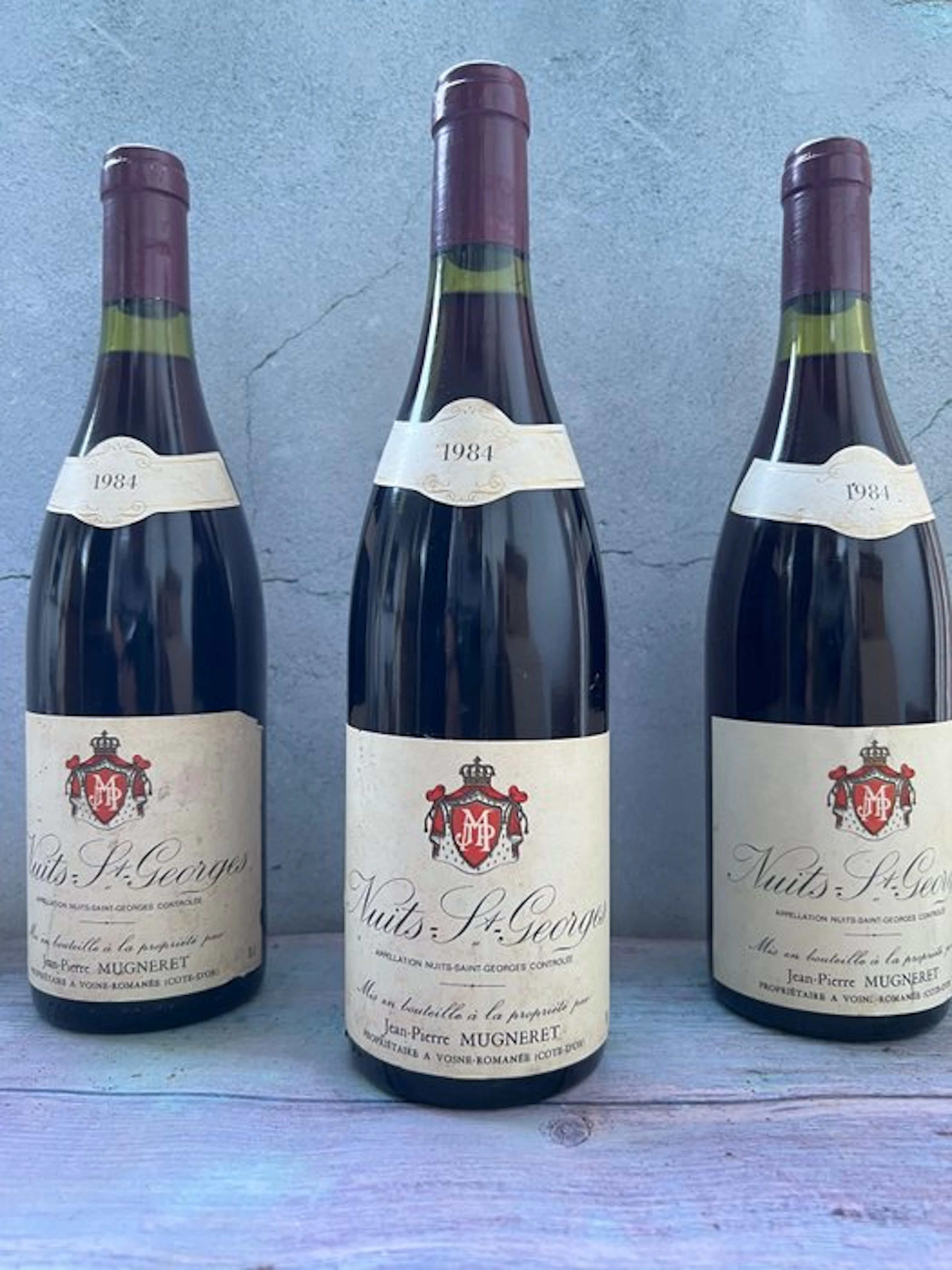 1984 Jean-Pierre Mugneret, Nuits St-Georges - Burgundy - 3 Bottles (0.75L)