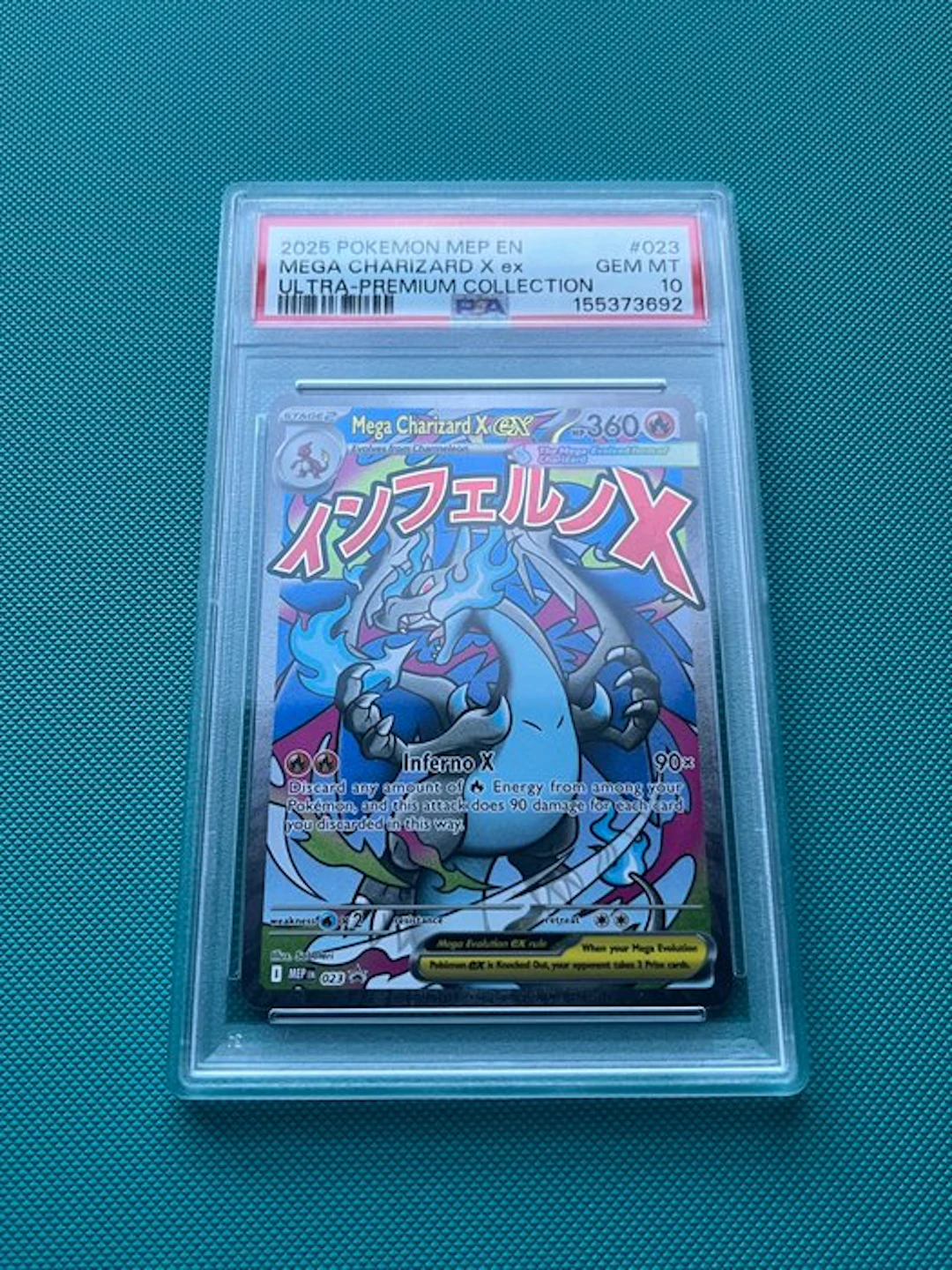 1 Graded card - Mega Charizard X 023 - PSA 10