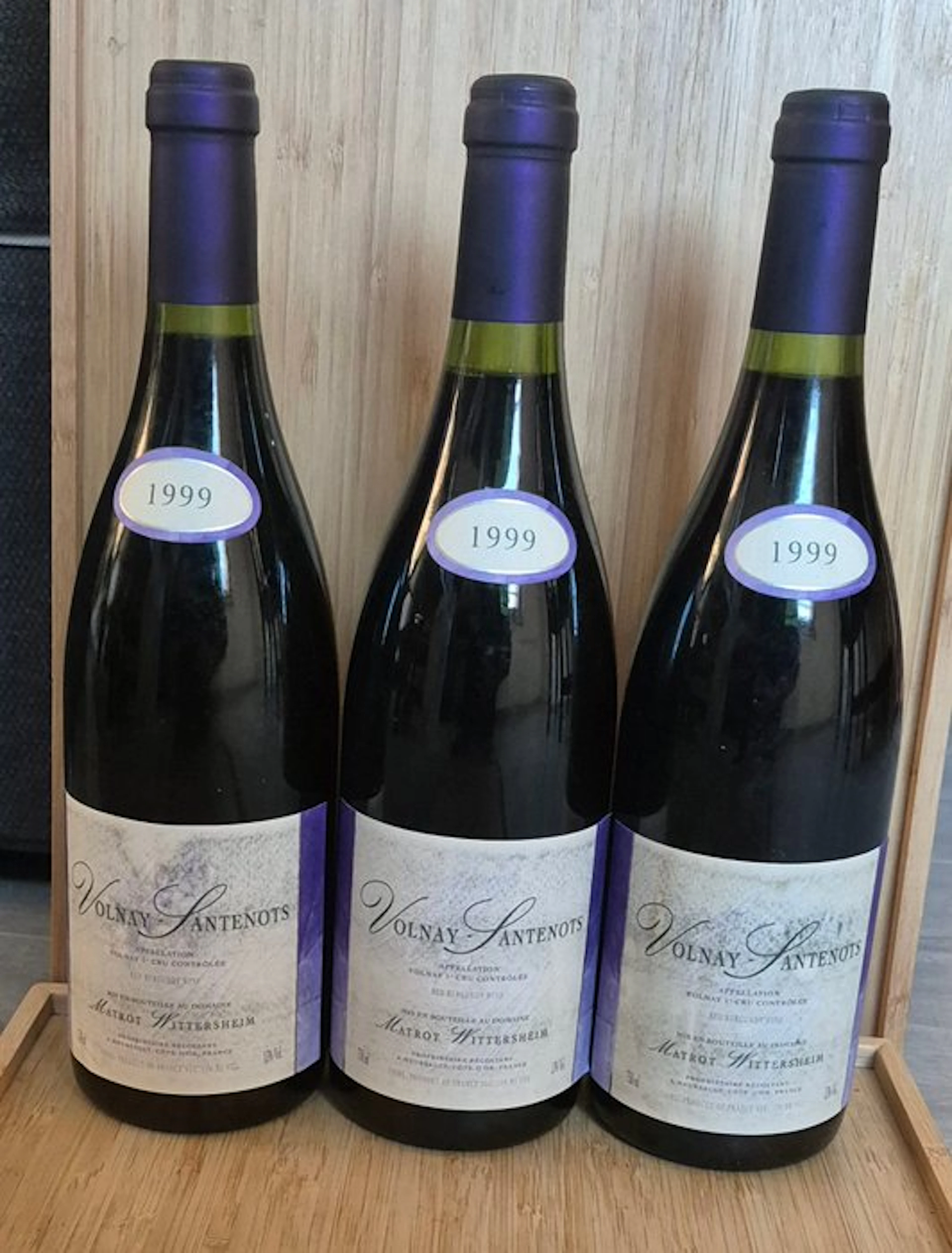 1999 Matrot Wittersheim "Santenots" - Volnay 1er Cru - 3 Bottles (0.75L)