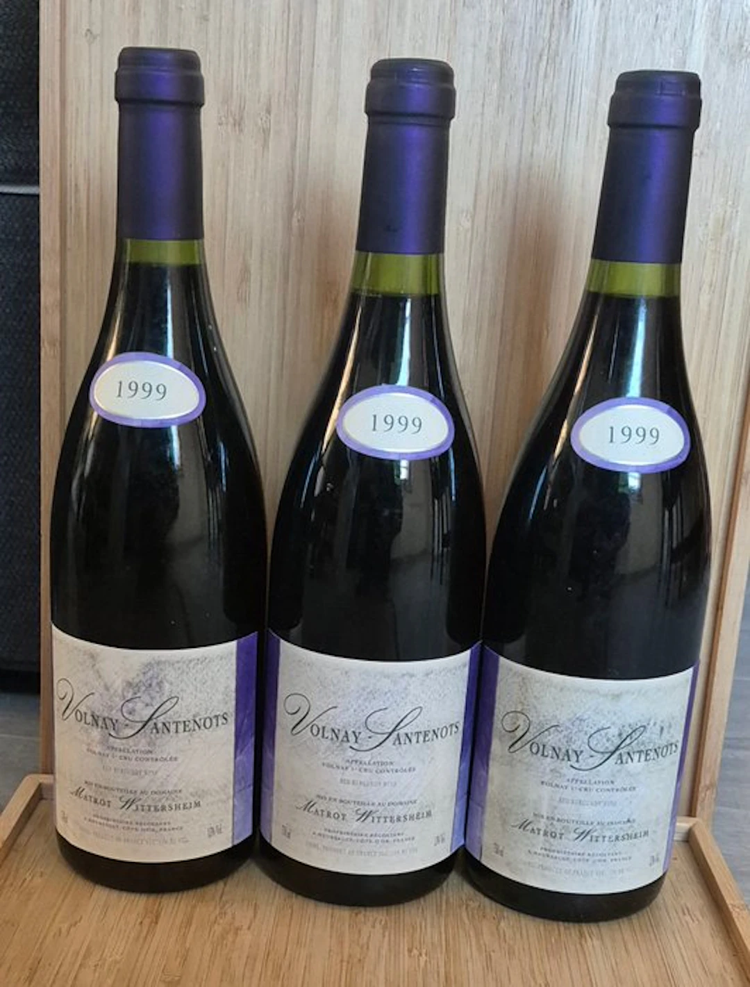 1999 Matrot Wittersheim "Santenots" - Volnay 1er Cru - 3 Bottles (0.75L)