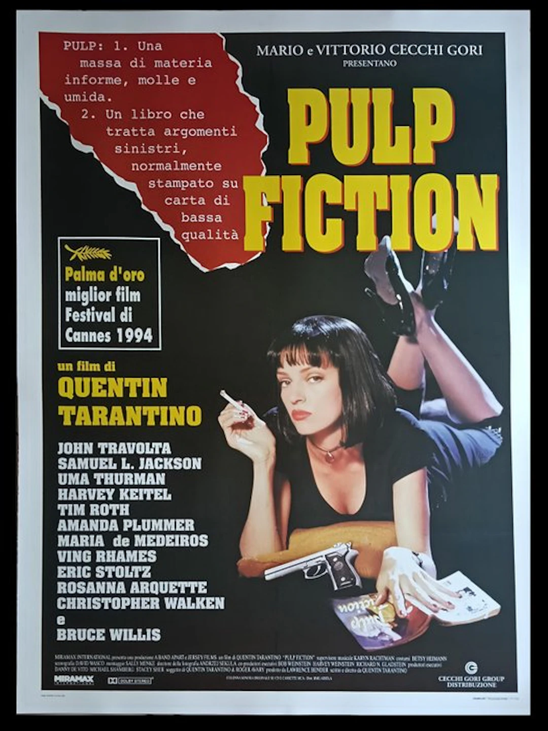 Quentin Tarantino - Miramax - PULP FICTION Original Movie...