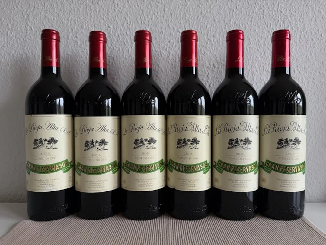 2001 (x3) & 2004 (x3) La Rioja Alta