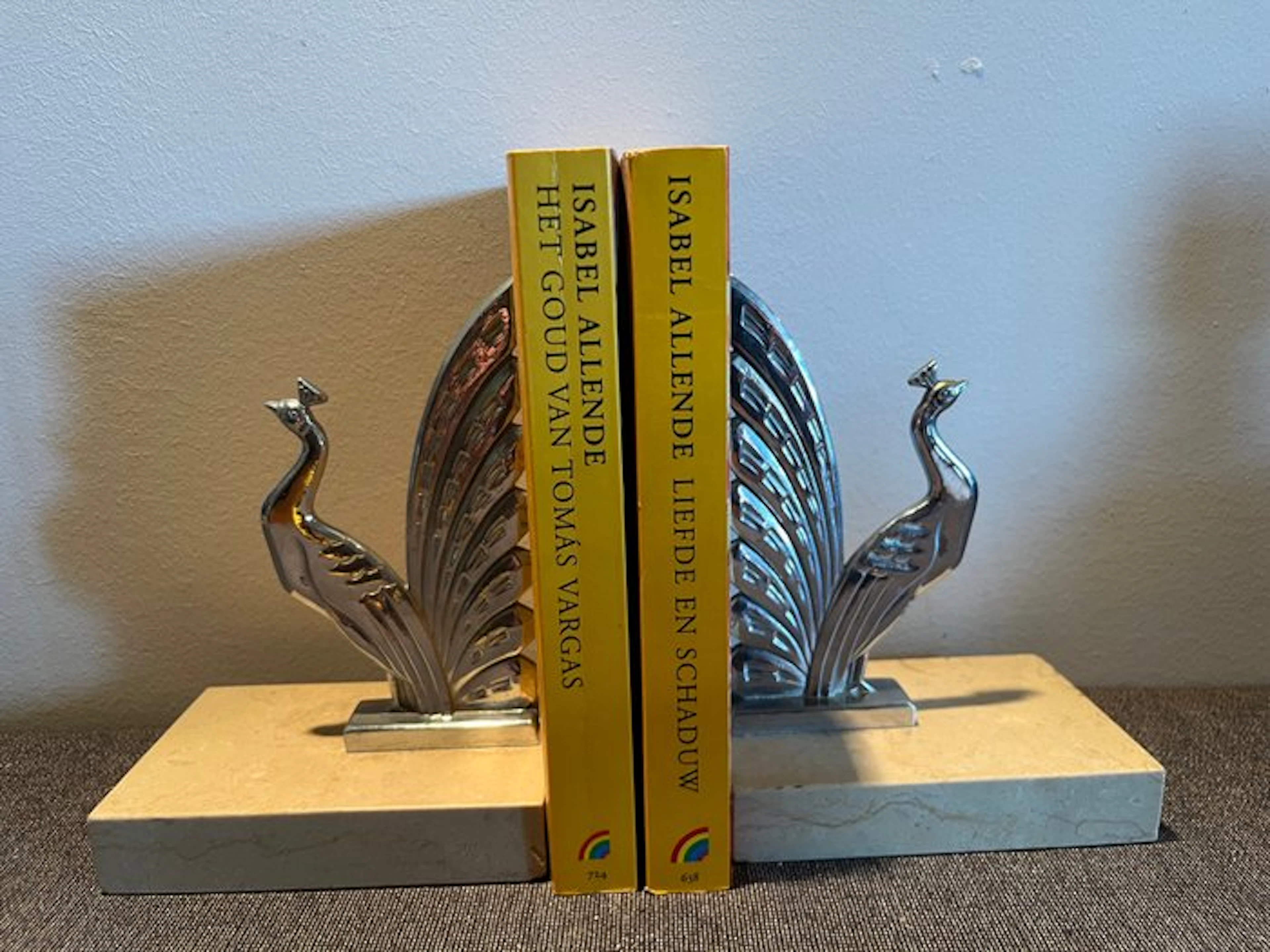 Bookends (2) - Chrome - Art Deco 1930