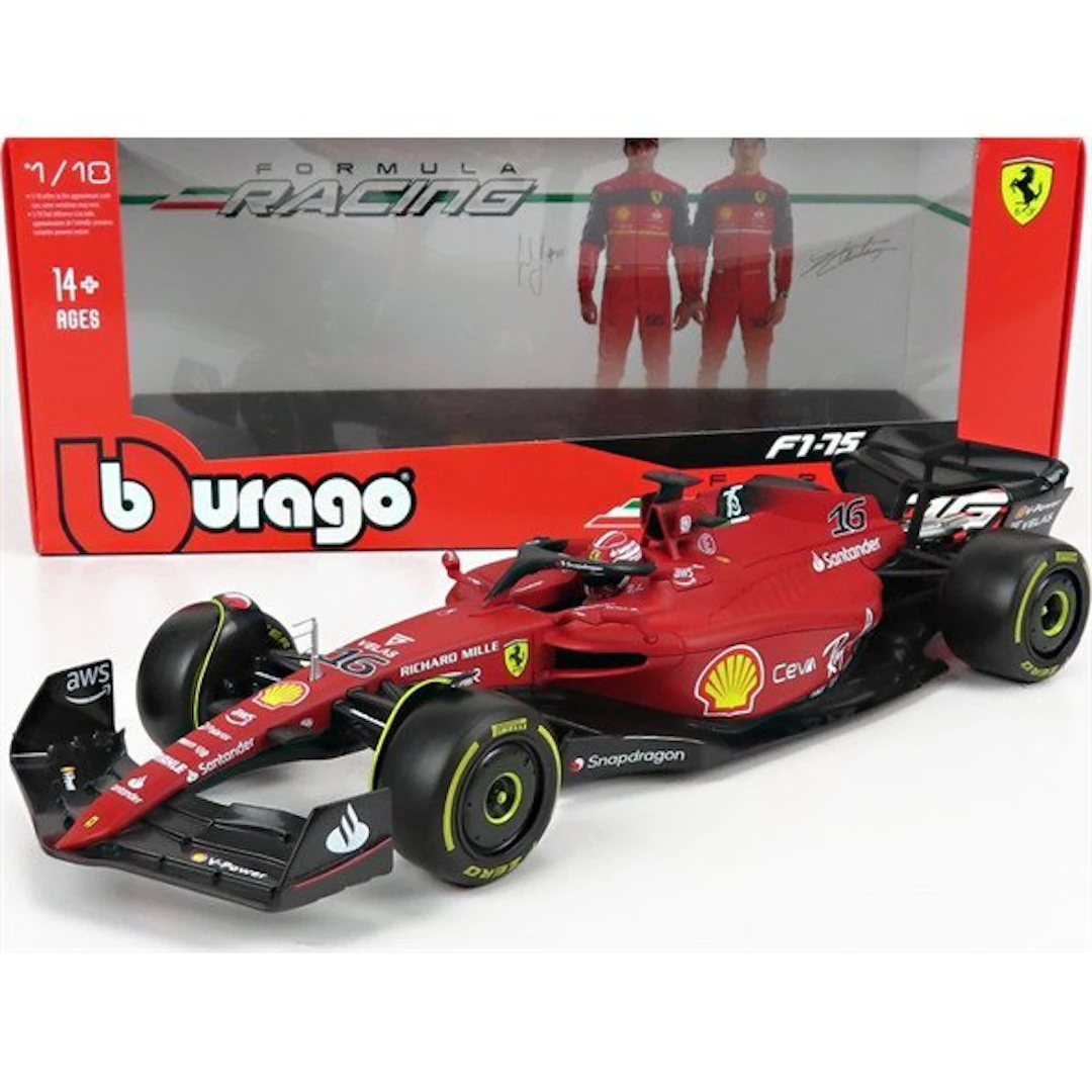 Bburago 1:18 - Model car - Ferrari SF23 (modelo de F1, coche n.°16)