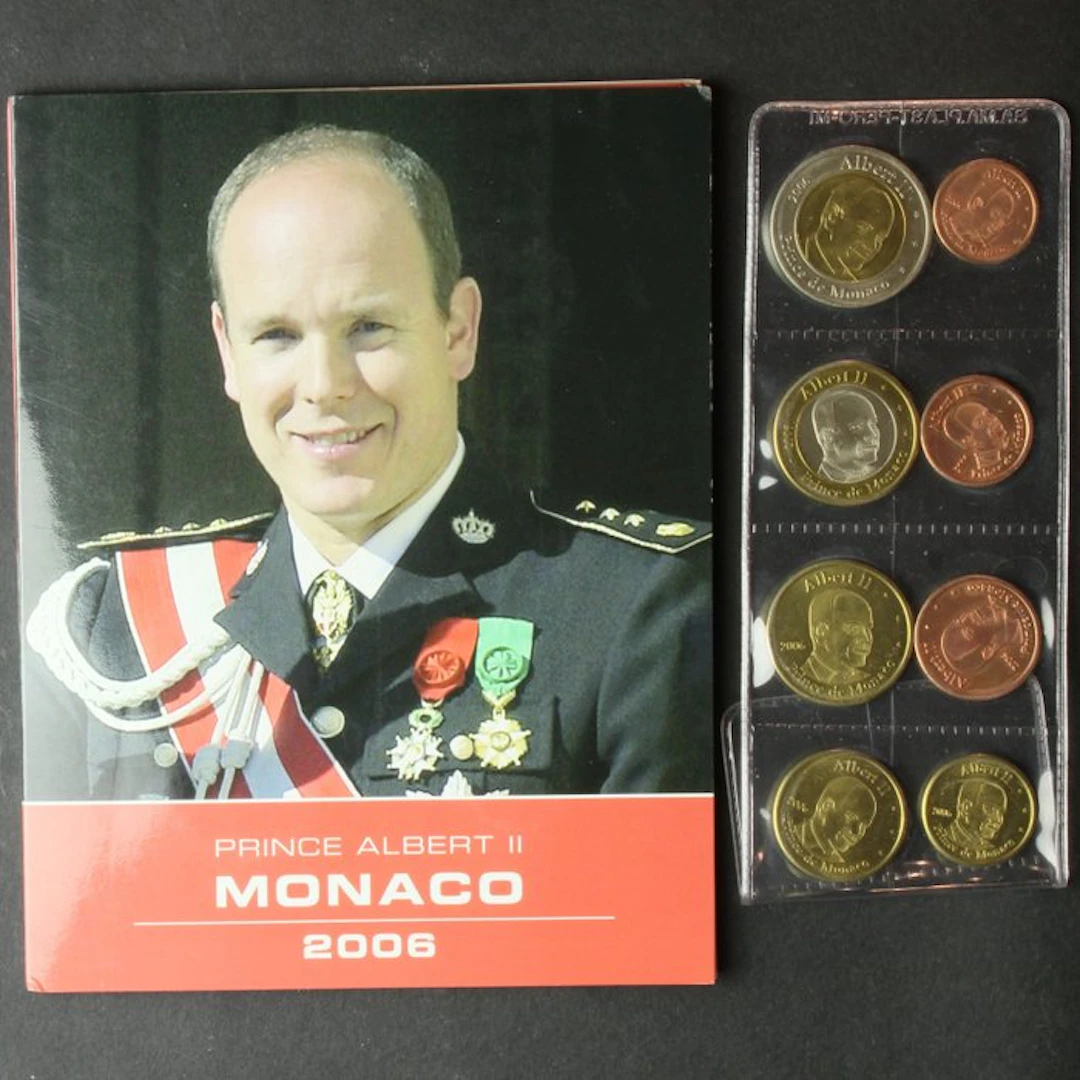 Monaco. 2 sets Prince Albert II, 2006 (No reserve price)
