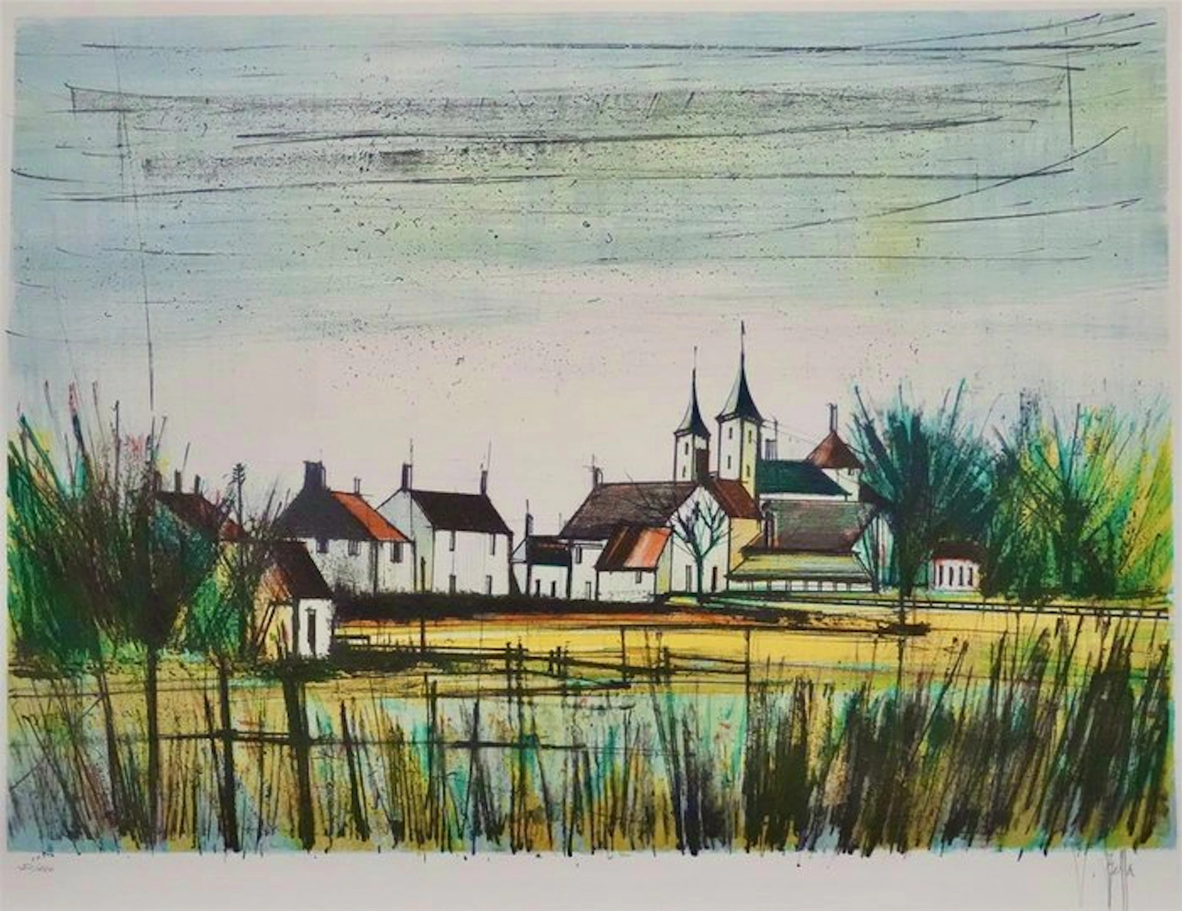 Bernard Buffet (1928-1999) - French Village
