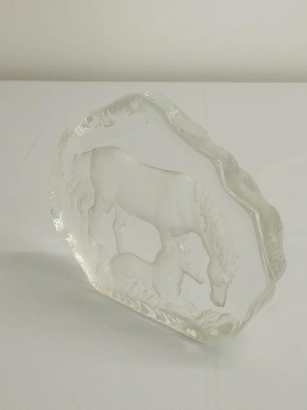 Målerås - Mats Jonasson - Sculpture, Cavalli - 15.5 cm - Glass - 1980