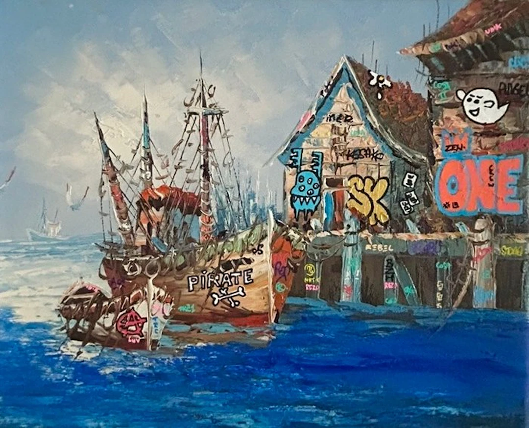 eR.B. - Street Art " Fin du monde "