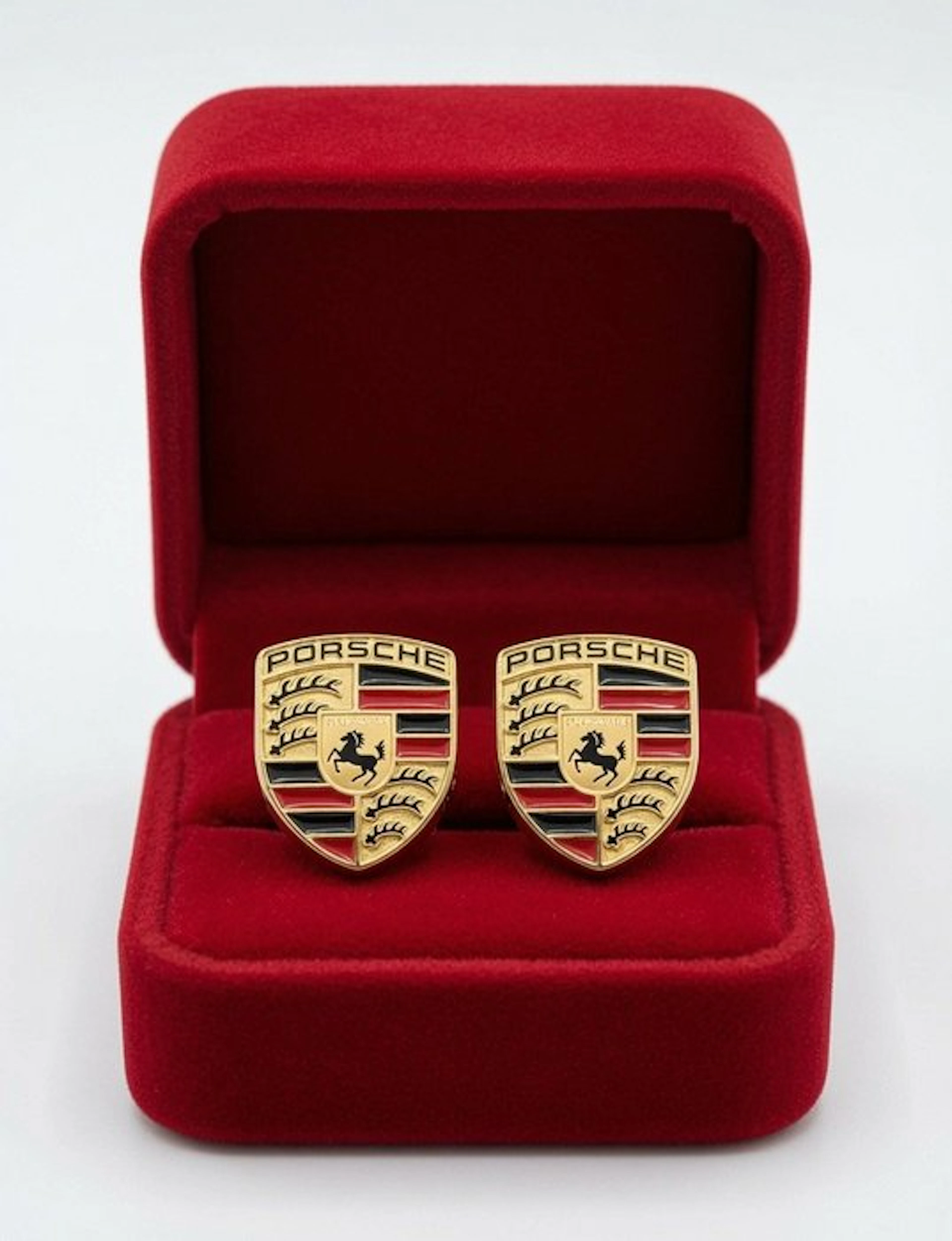 Laminated Gold (18k) - Cufflinks - PORSCHE