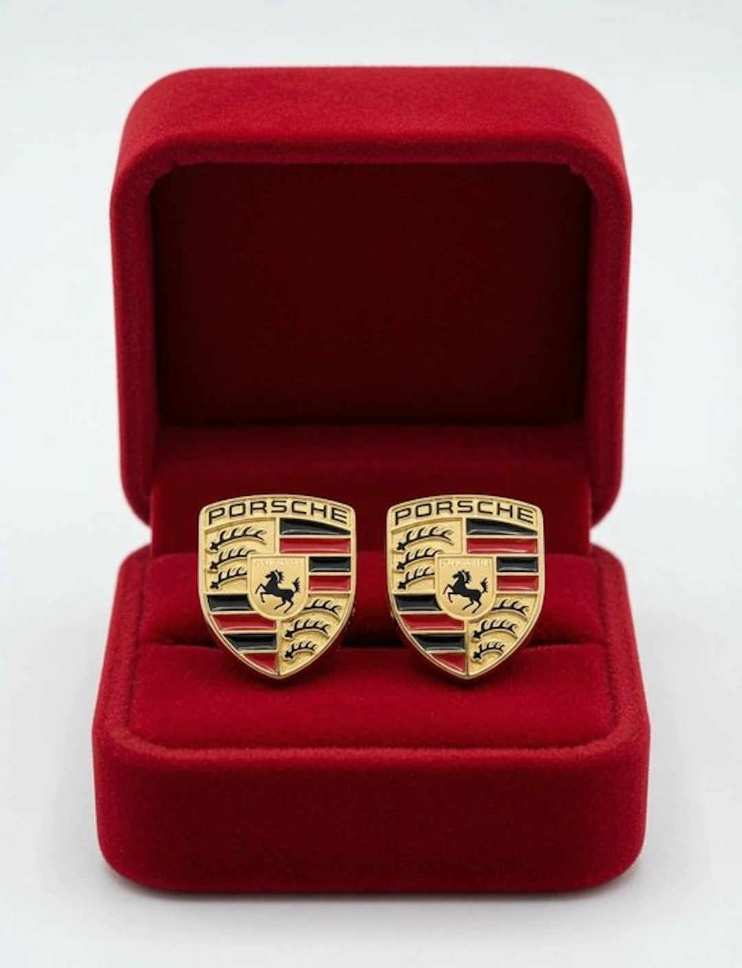 Laminated Gold (18k) - Cufflinks - PORSCHE