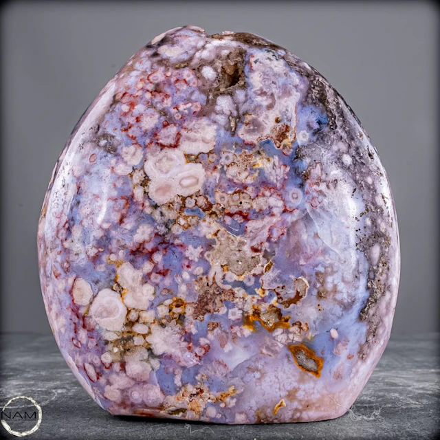 Pink Amethyst Flower-Agate Freeform – an exceptional...
