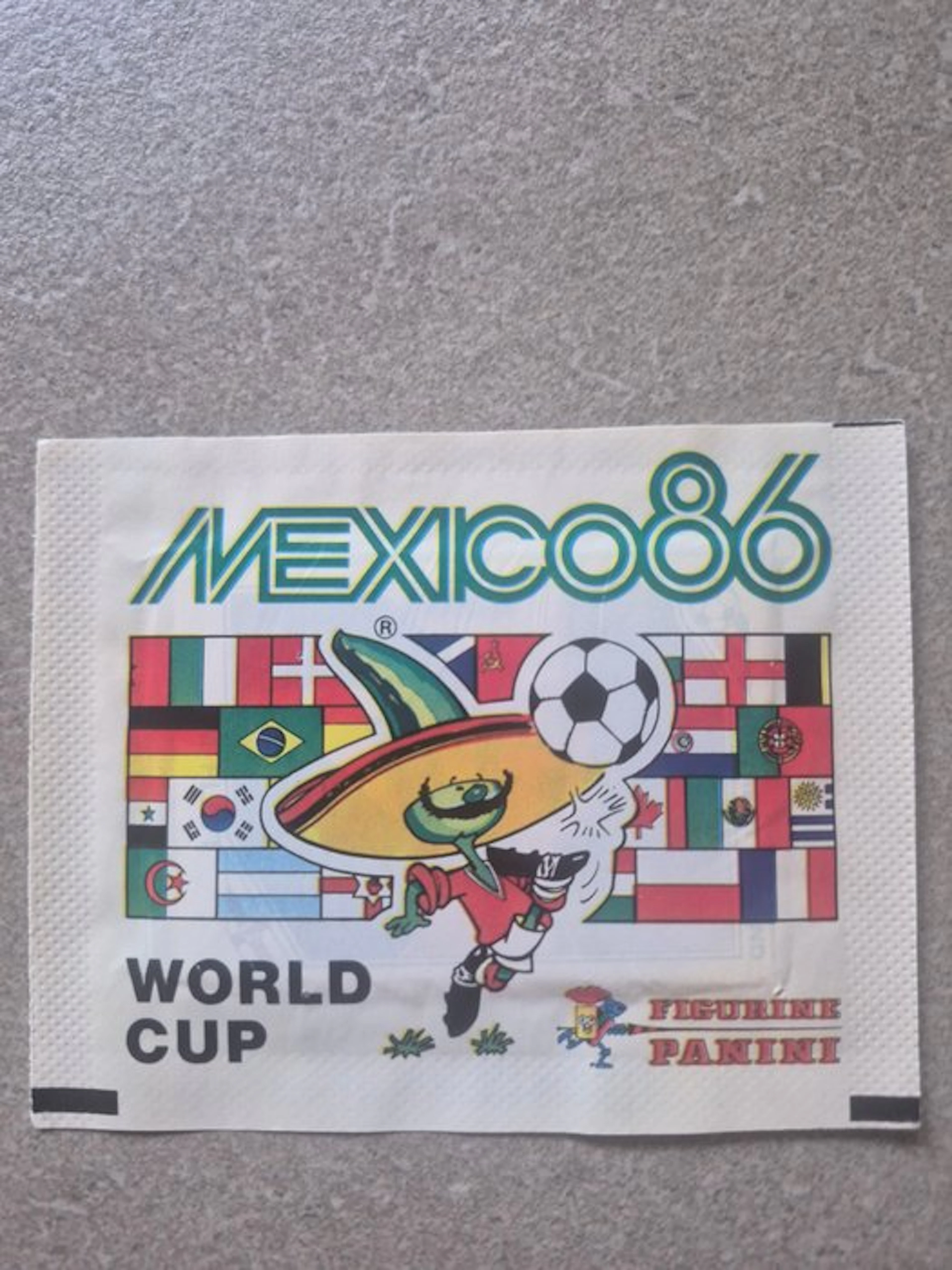 1986 Panini World Cup Stickers Original packaging Pack - Near Mint (NM)