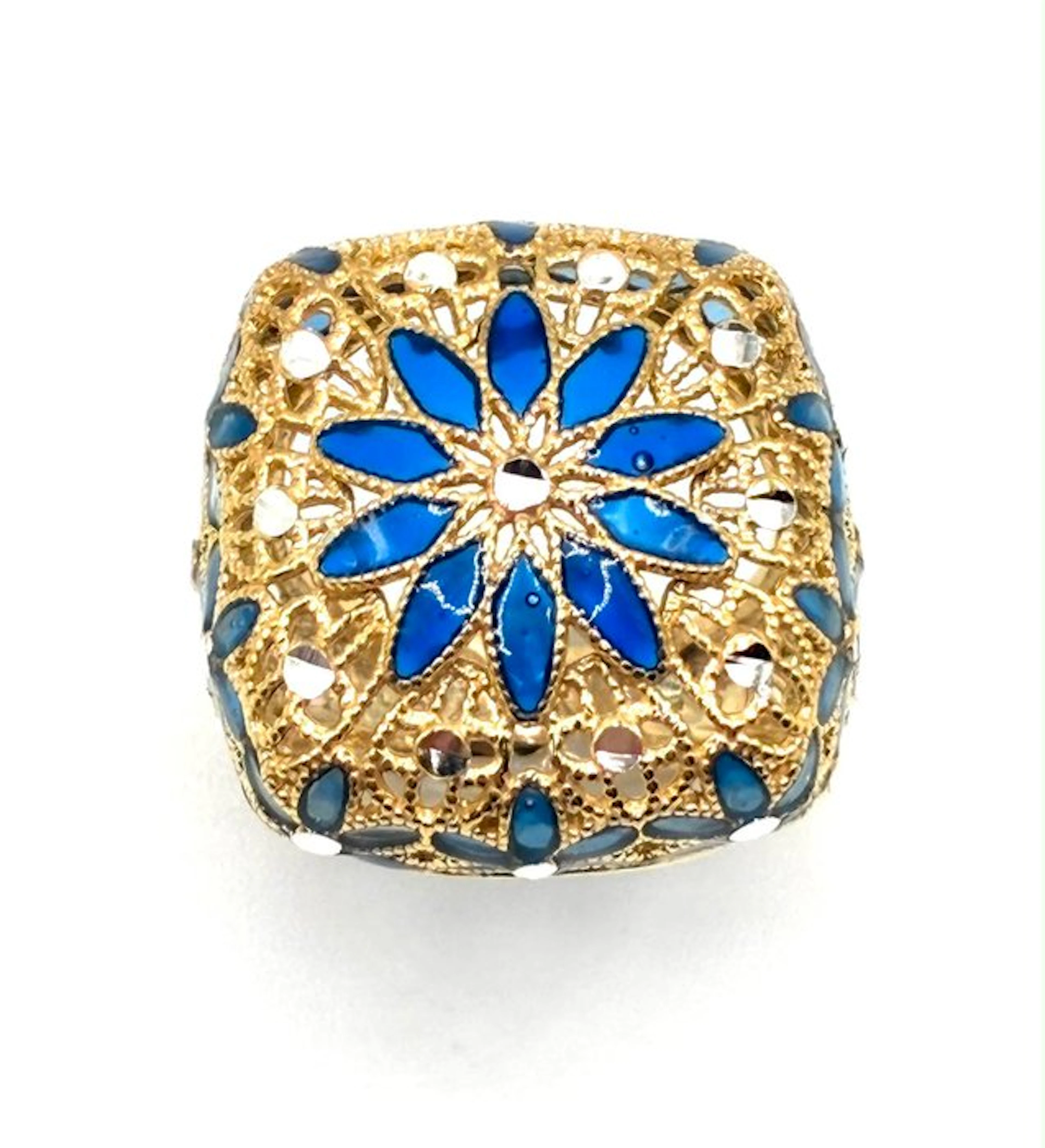 No reserve price - Cocktail ring Silver - Sterling silver 925 - Filigree