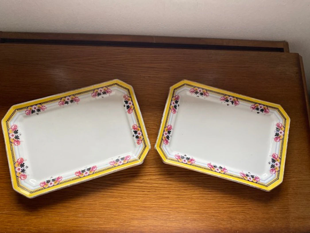 Limoges Lebatard - Plat de service Art Déco Limoges...