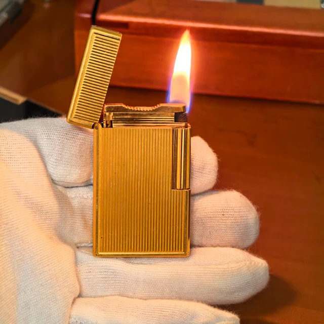 S.T. Dupont - Jubile Petrol Limited Edition - Pocket lighter - Gold-plated