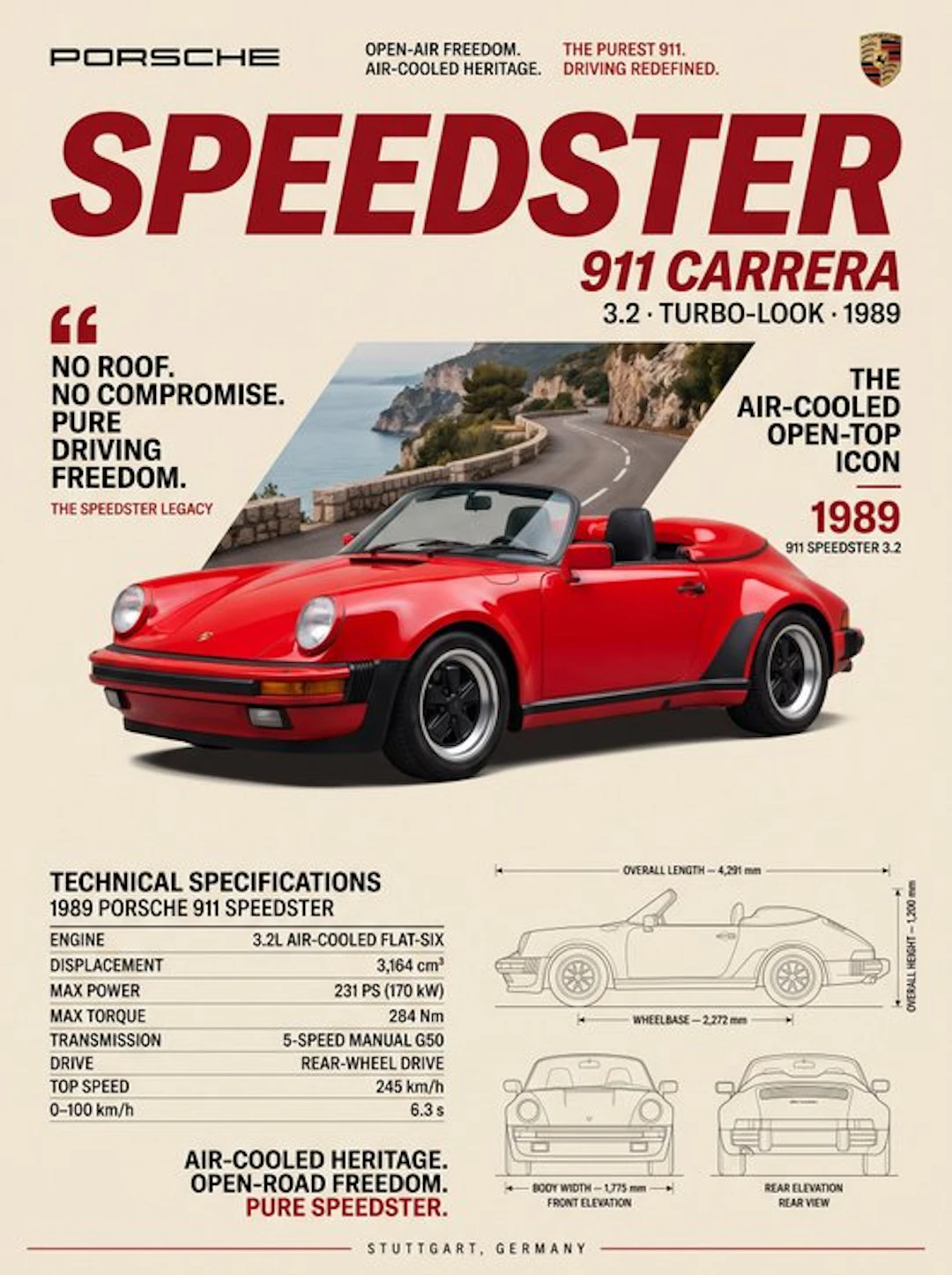 Shmidt.Art - Porsche - Speedster 911 Carrera - 1980s