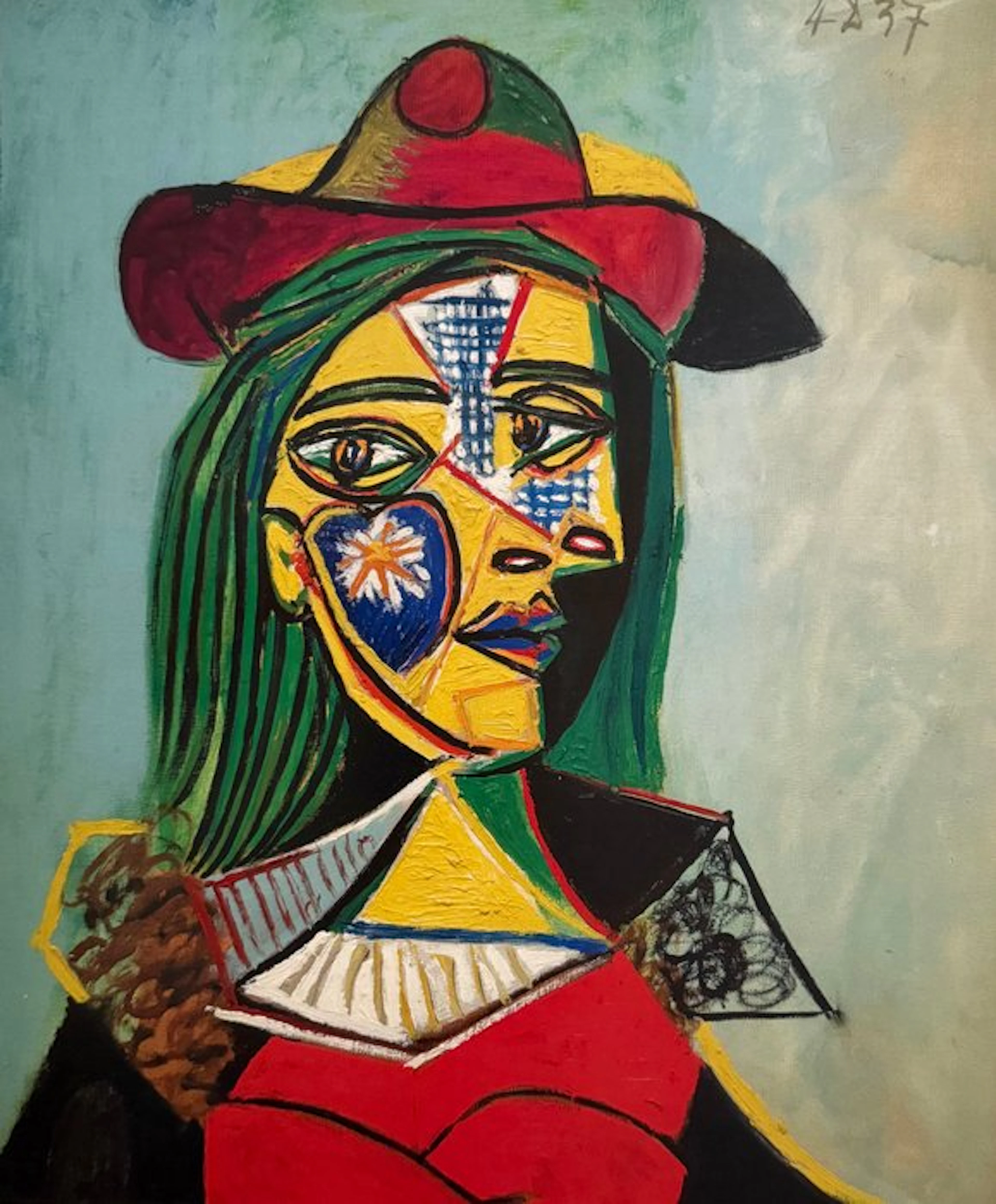 Pablo Picasso (1881-1973) - “Femme au chapeau rouge