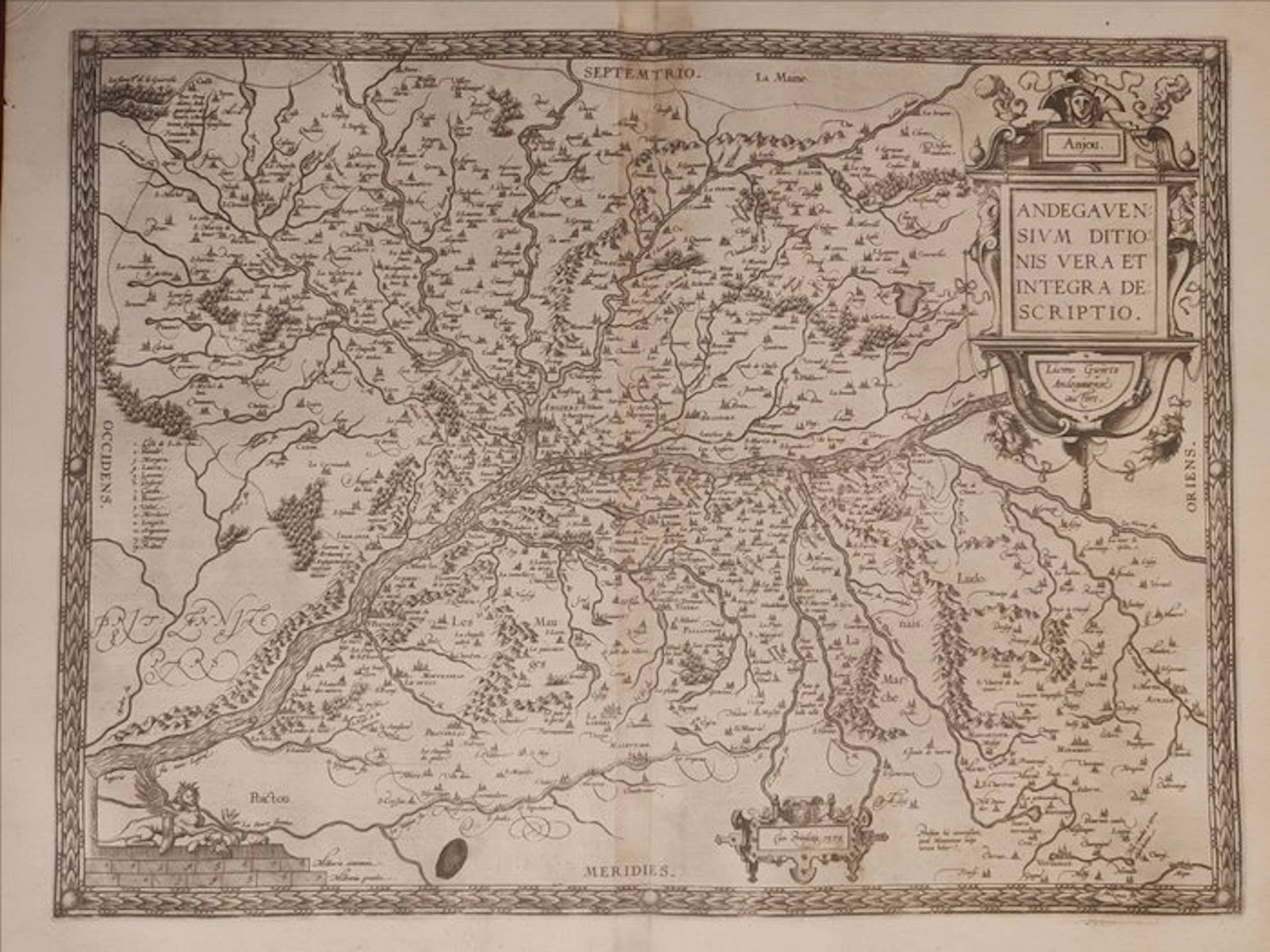 Francia (Ovest) - Anjou (Anjou); Abraham Ortelius (1527 –...