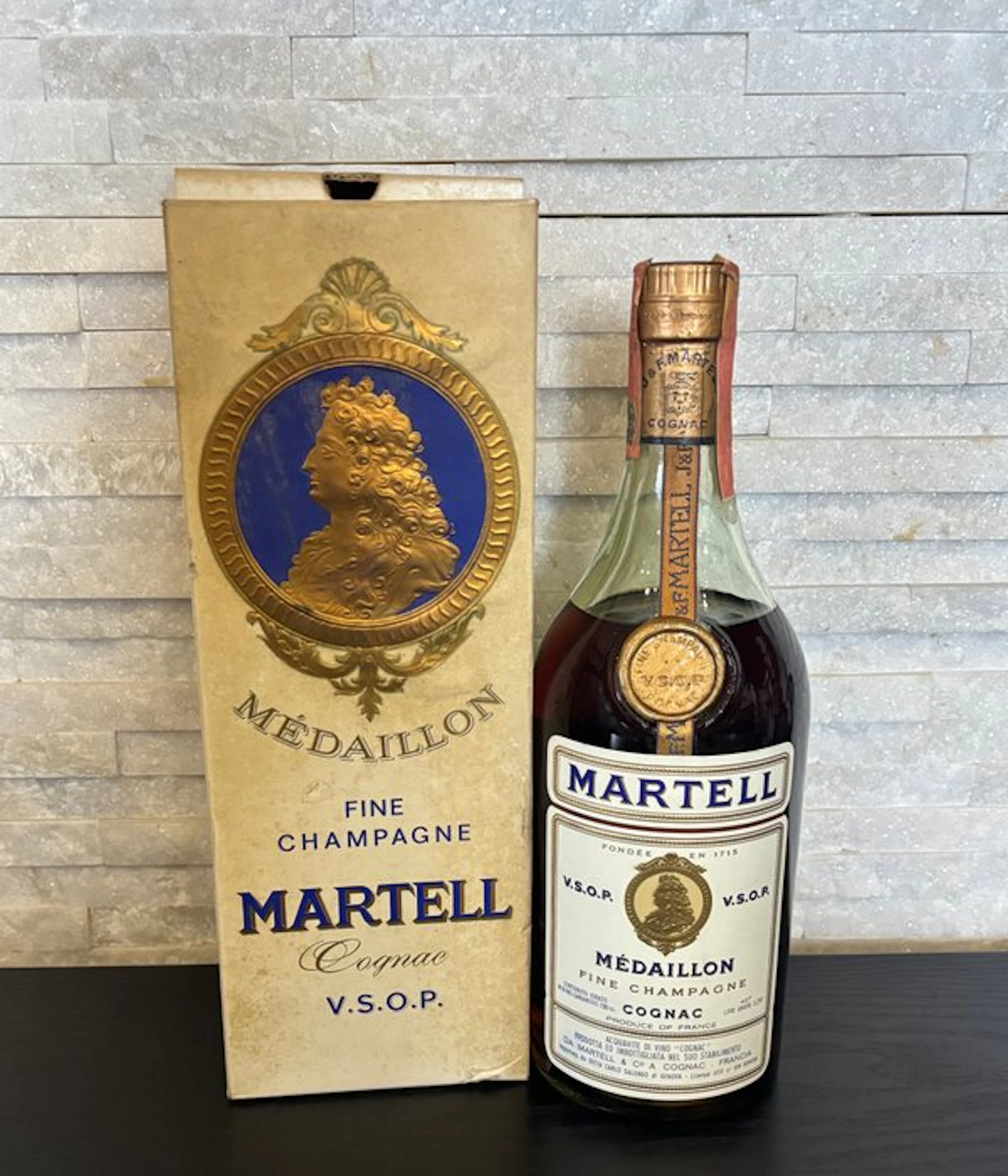 Martell - VSOP Médaillon - b. 1960s - 73cl