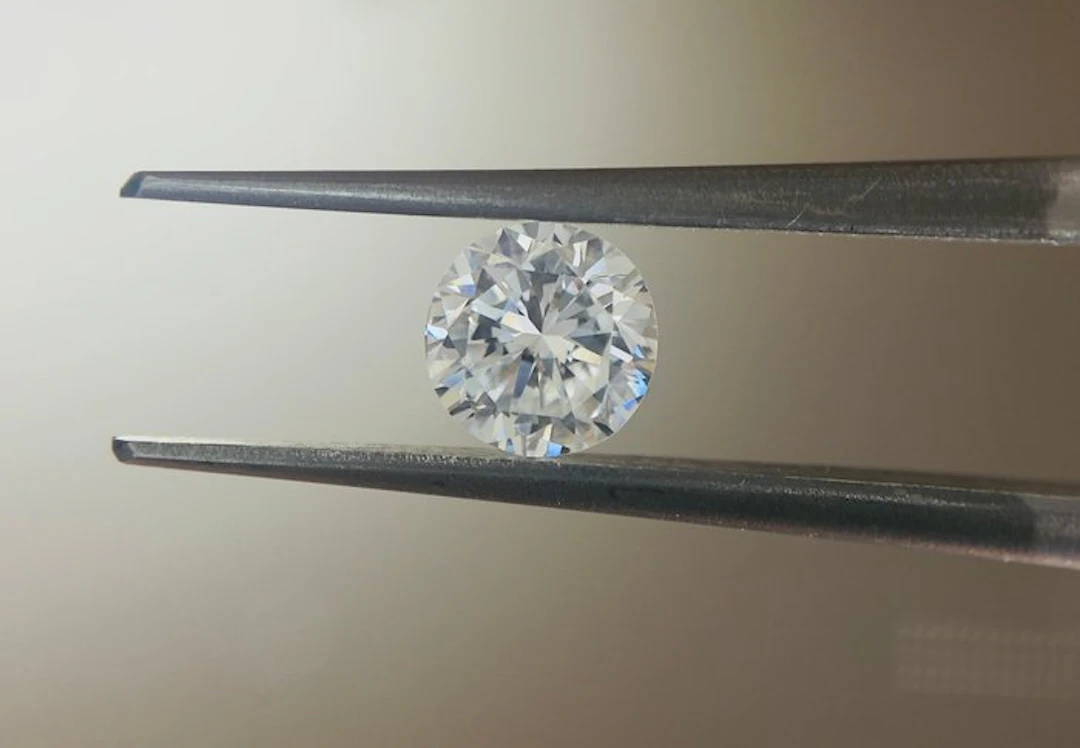 1 pcs Diamond (Natural) - 0.50 ct - Round - E - VVS2 - HRD Antwerp