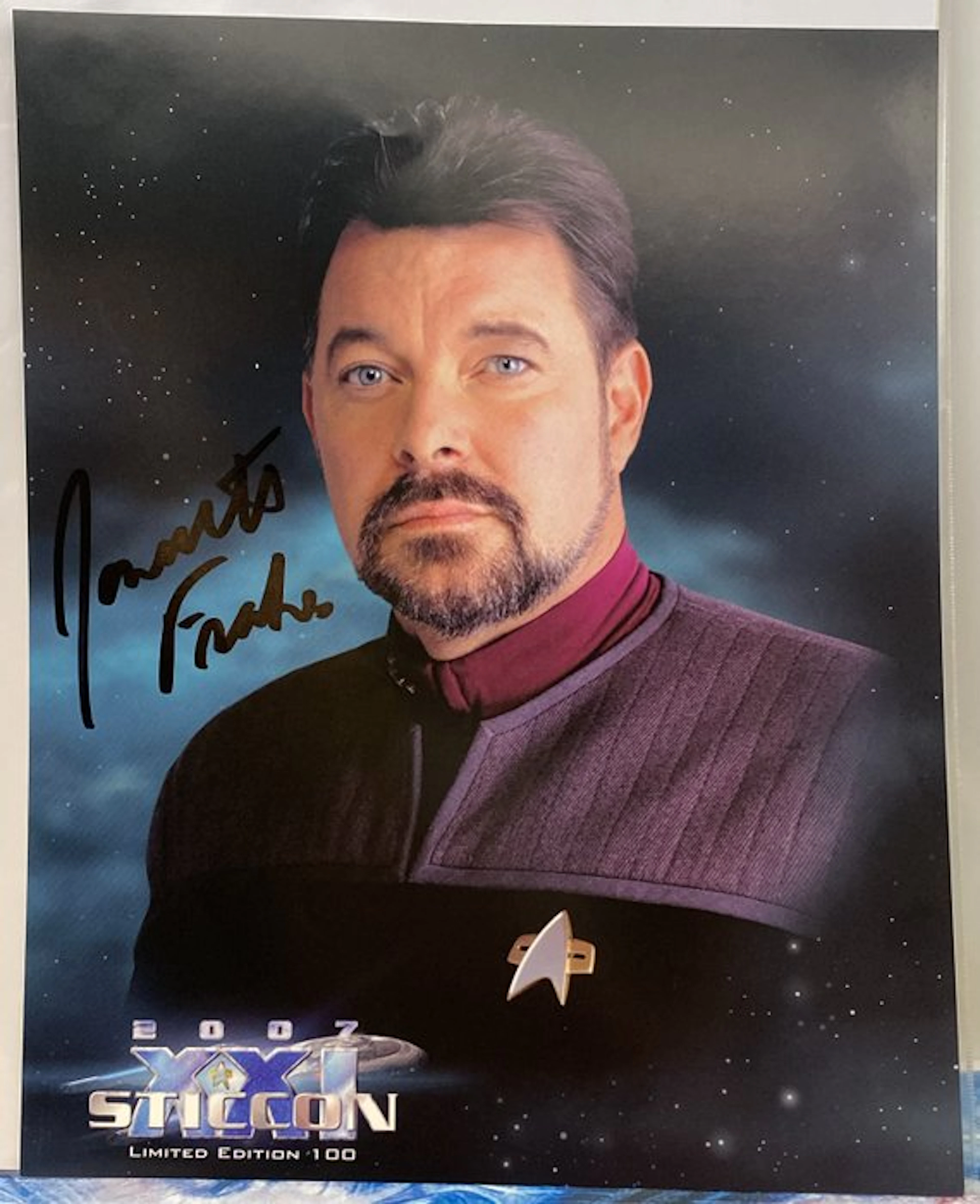 Star Trek The Next Generation - Signed in person by...