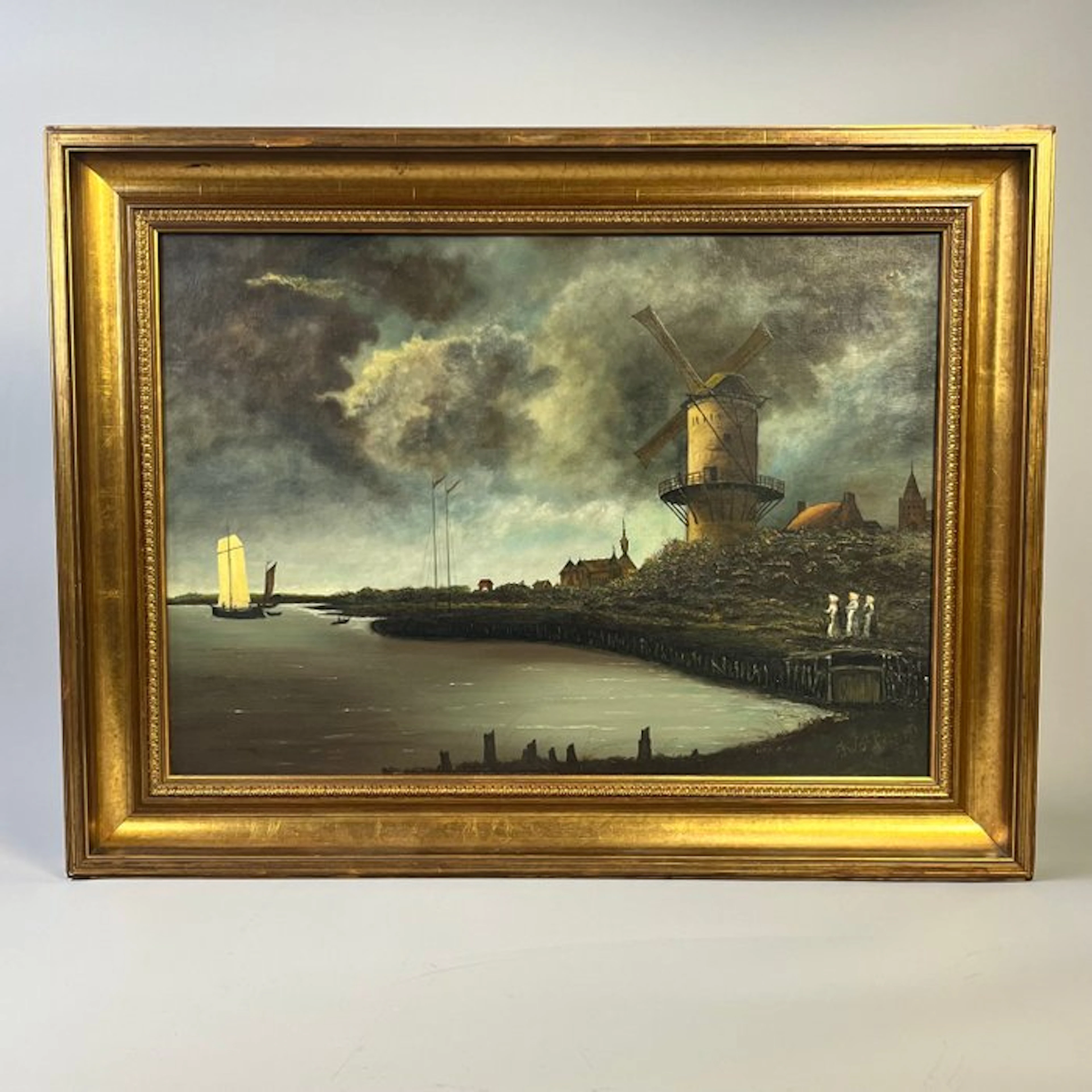 J. v. d. Bruyn - Naar "De Molen bij Wijk bij Duurstede"...