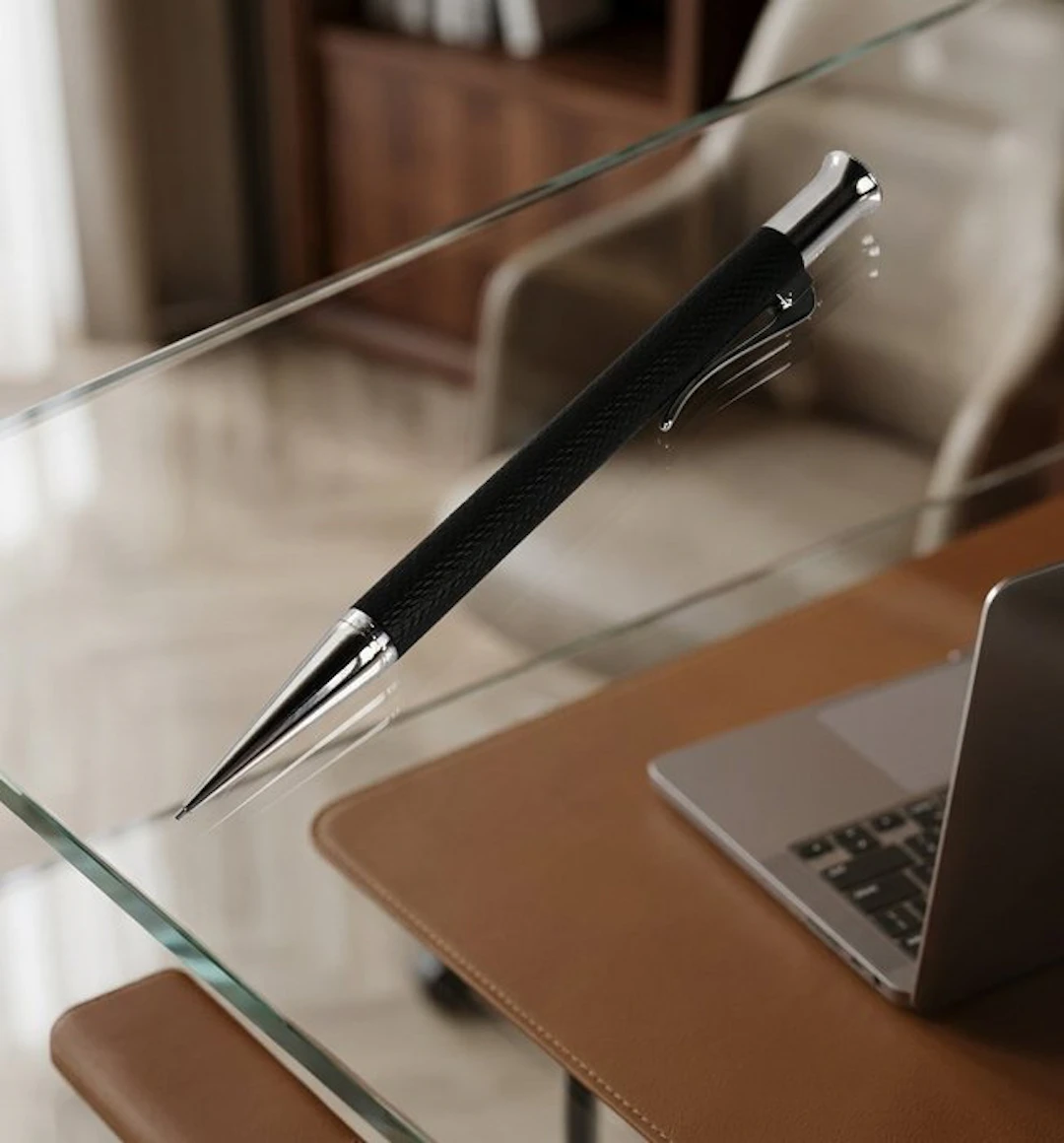 Faber Castell - Graf von Faber-Castell Guilloche-Black - Mechanical pencil