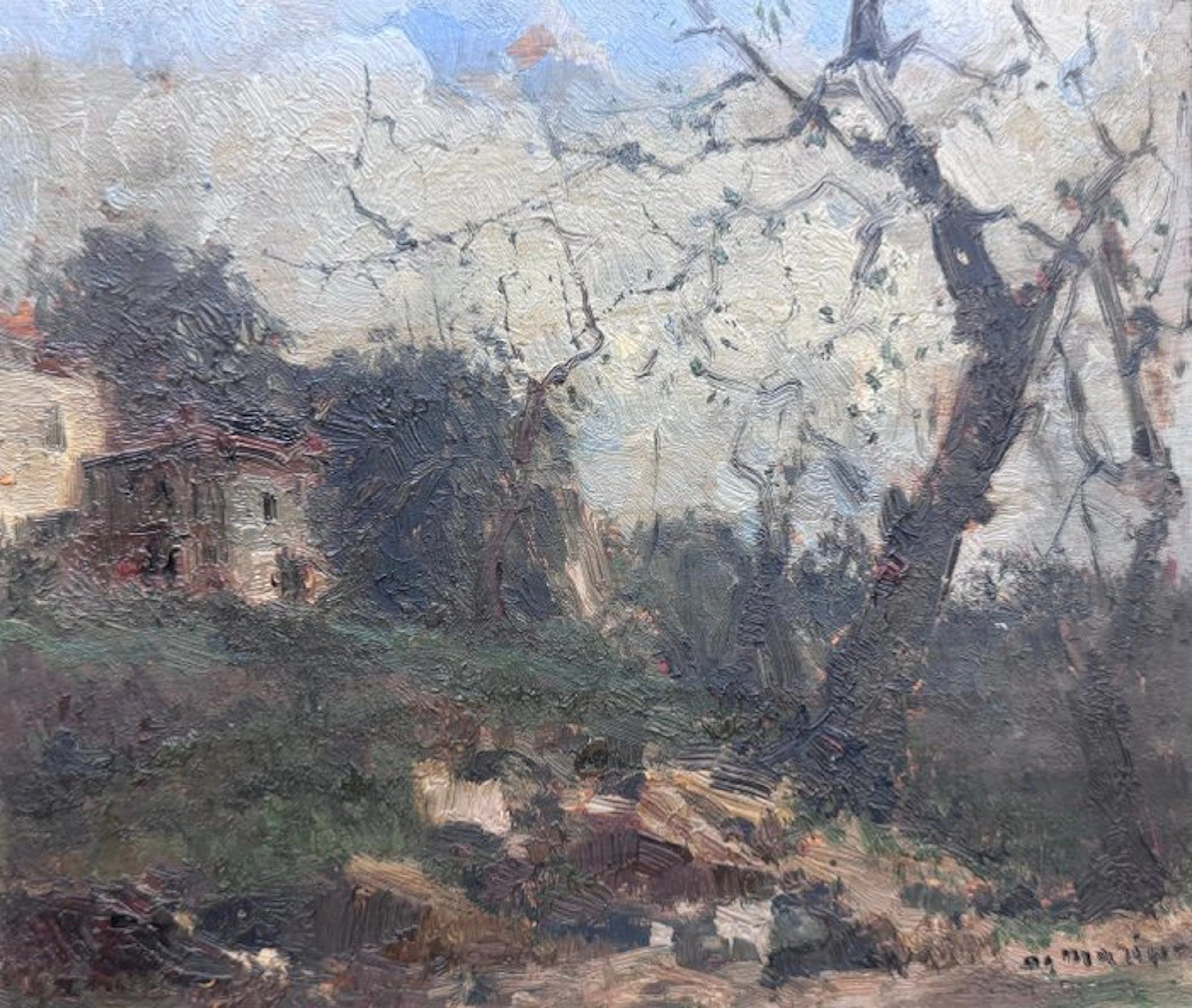 Francesco Di Marino (1892-1954) - Paesaggio campestre