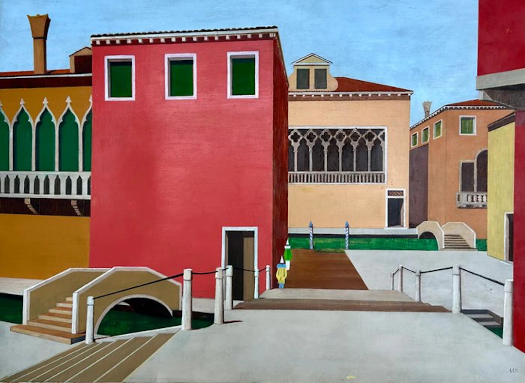 Italian school (XX) - Venezia Metafisica - NO RESERVE