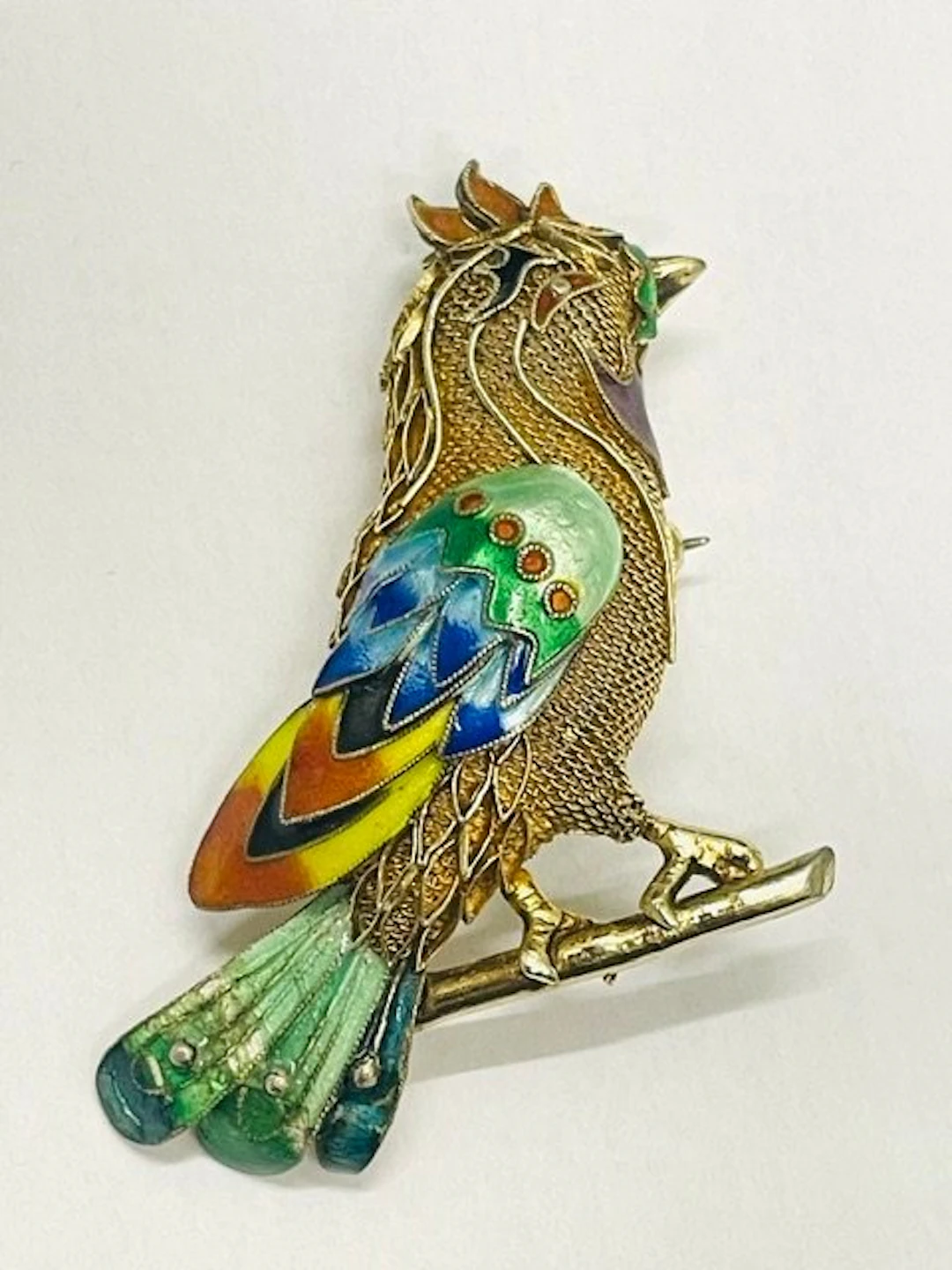 Pendant - Silver - China - gilded (No reserve price)