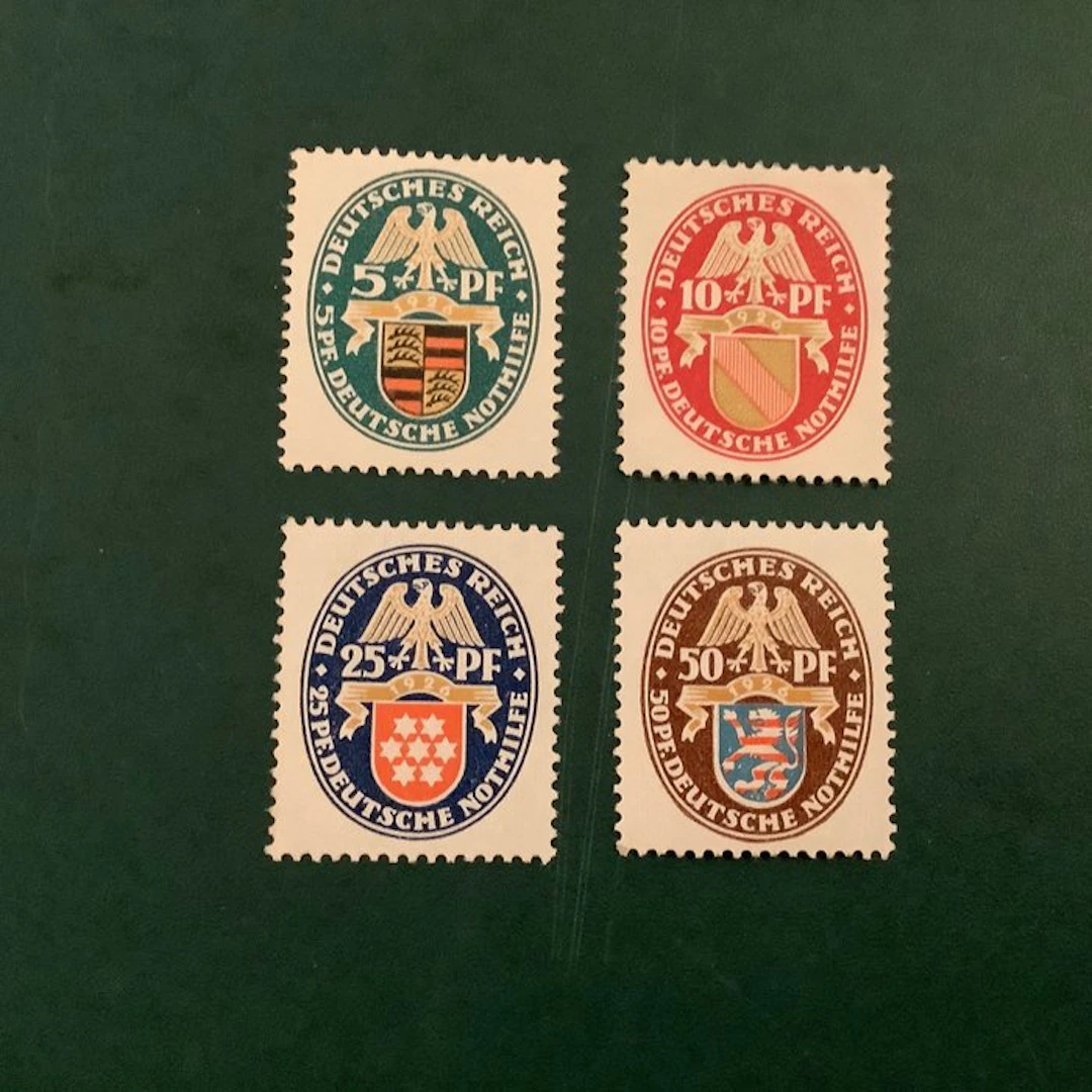 German Empire 1926 - Emergency Relief: Coat of Arms...