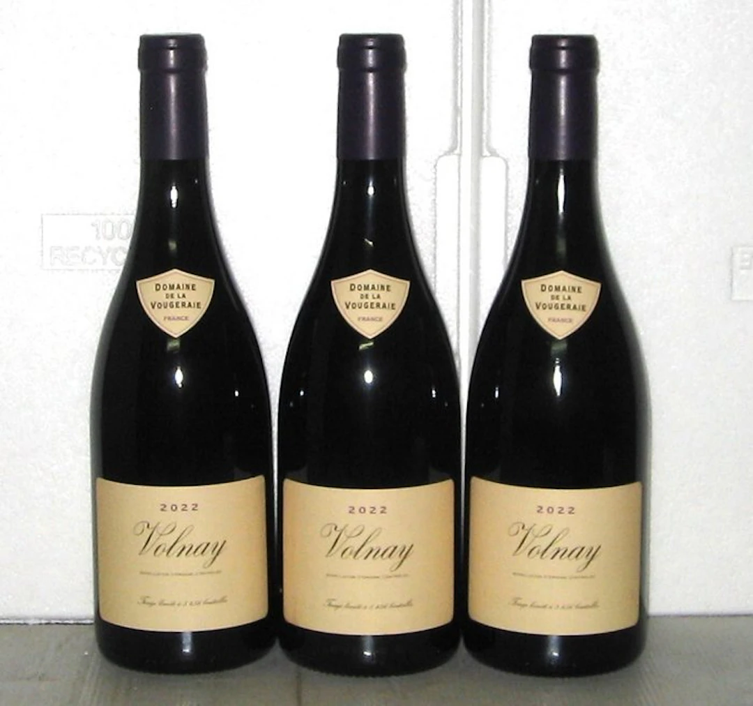 2022 Domaine de la Vougeraie - Volnay - 3 Bottles (0.75L)