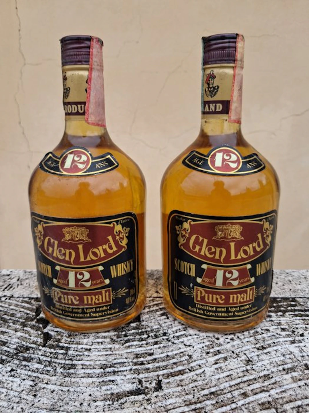Glen Lord 12 years old Pure Malt - b. 1990s - 70cl - 2 bottles