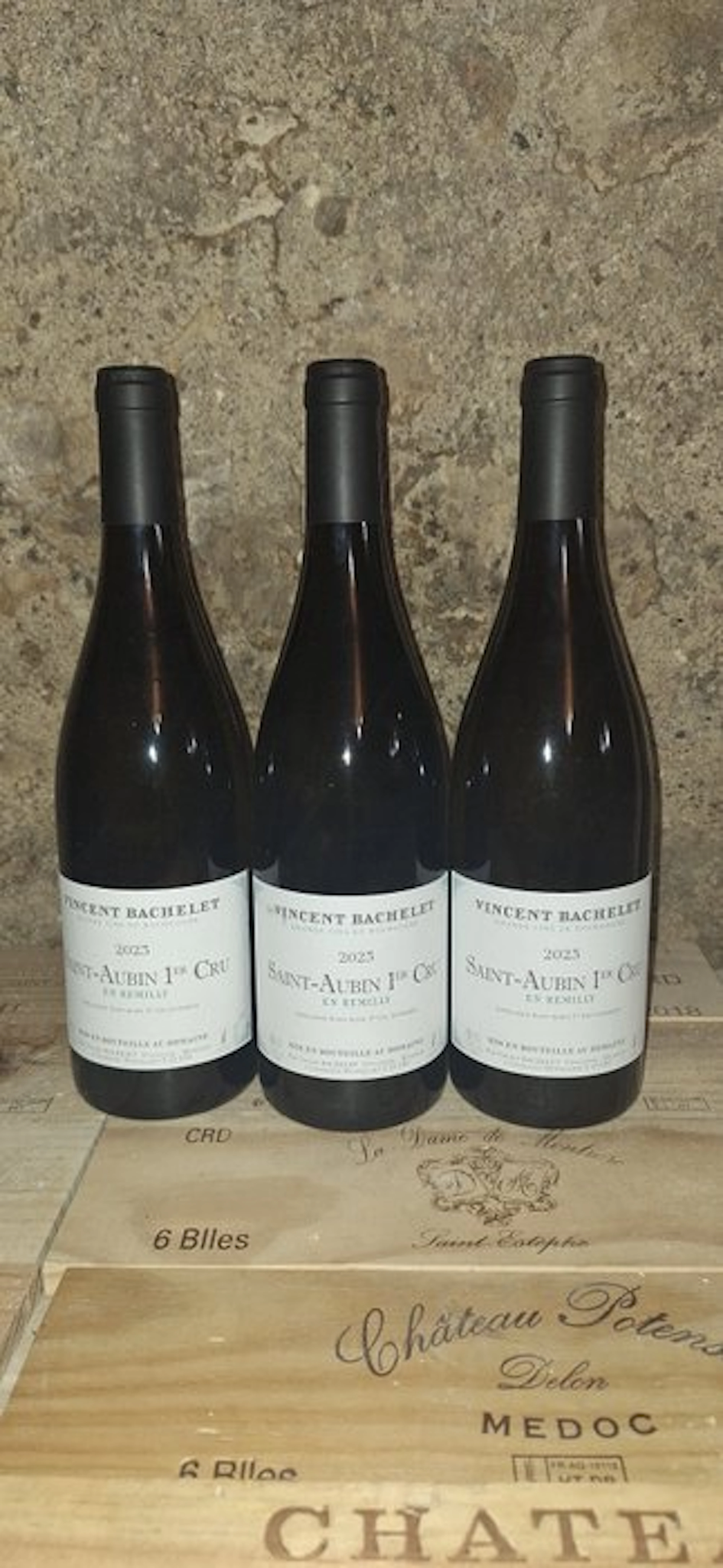 2023 Vincent Bachelet "En Remilly" - Saint-Aubin 1er Cru - 3 Bottles (0.75L)