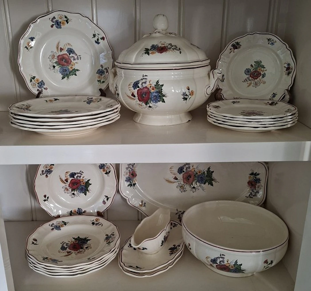 Sarreguemines - Table service (23) - Agreste model - earthenware