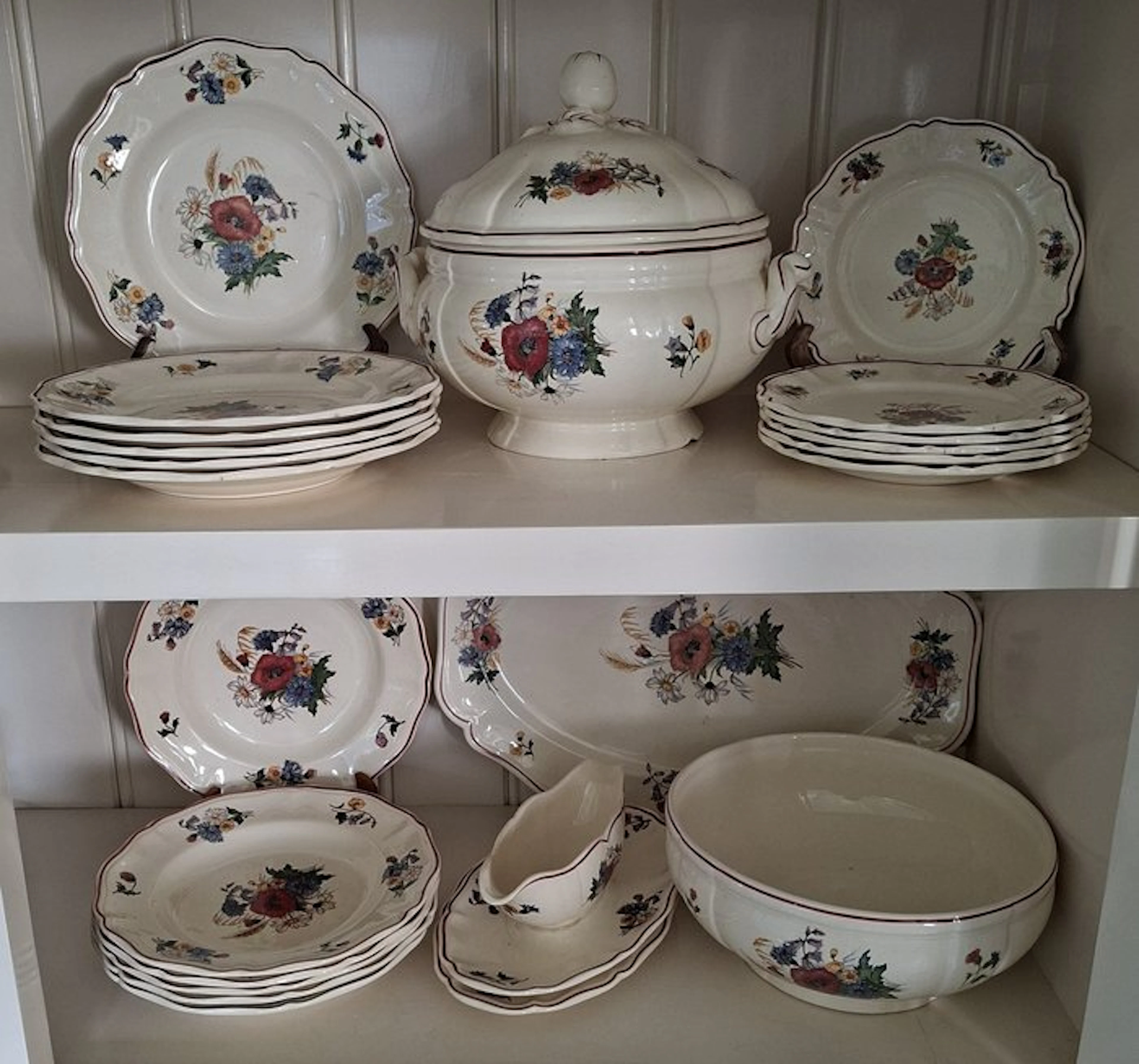 Sarreguemines - Table service (23) - Agreste model - earthenware